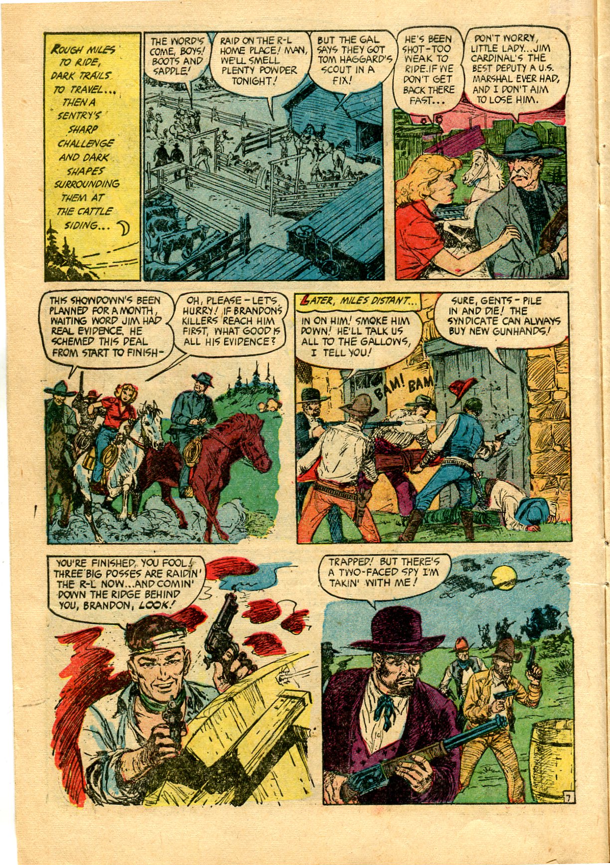 Read online Cowgirl Romances (1950) comic -  Issue #12 - 10