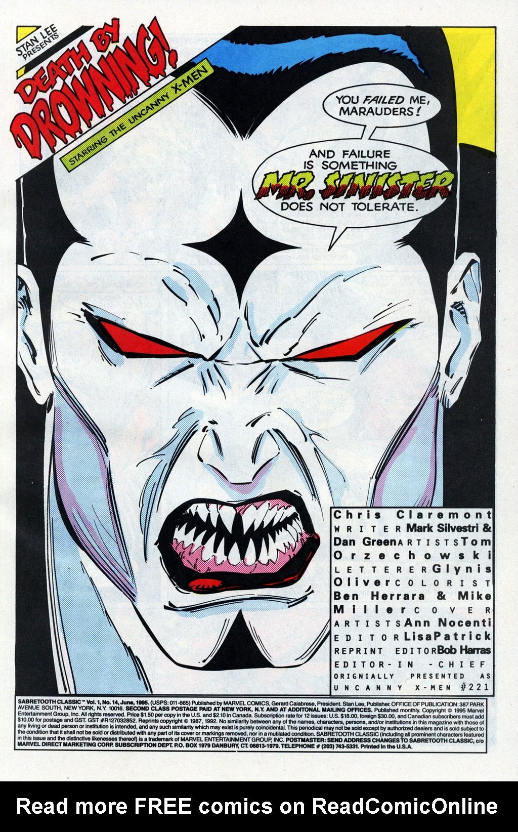 Read online Sabretooth Classic comic -  Issue #14 - 3