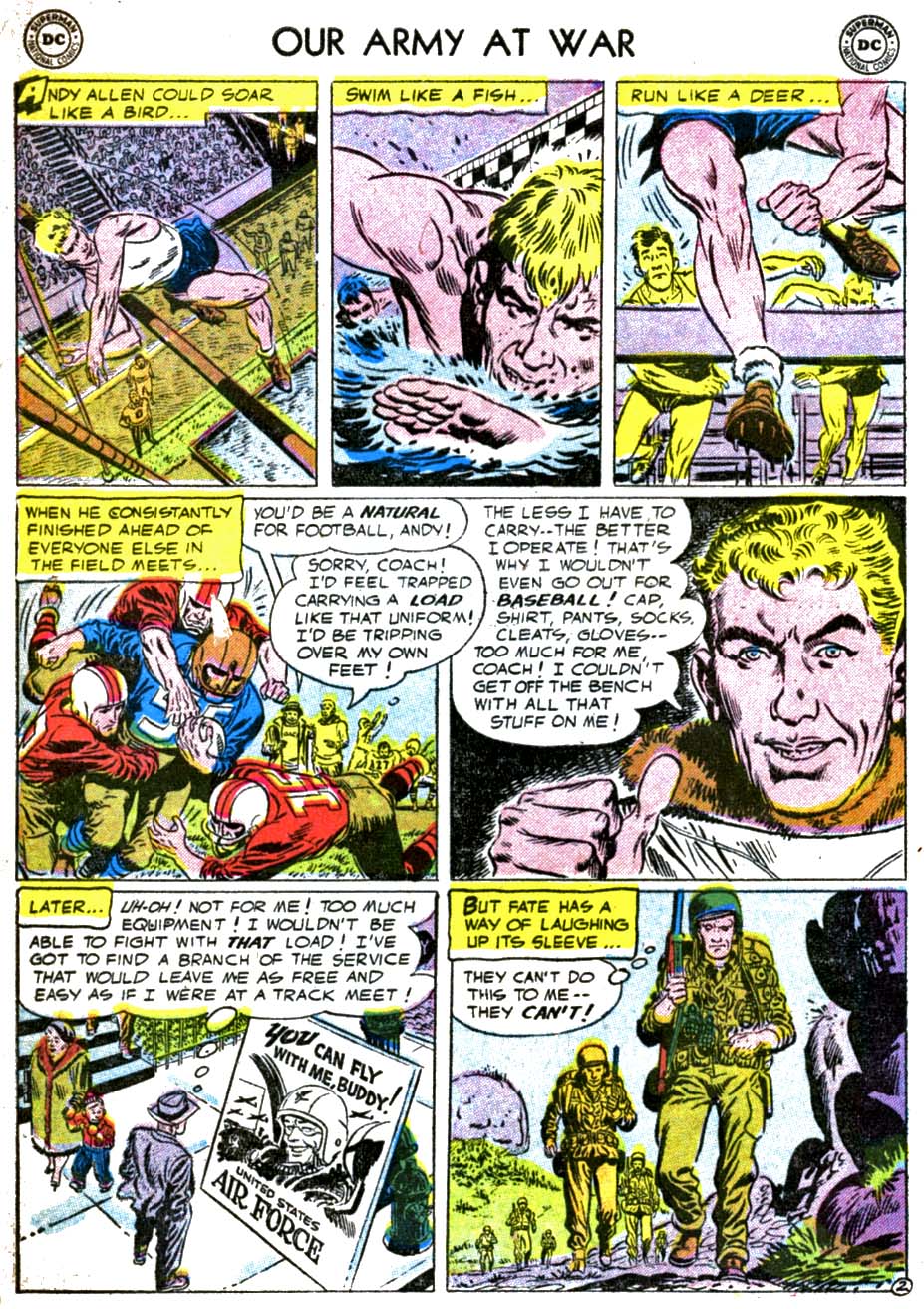 Read online Our Army at War (1952) comic -  Issue #46 - 4