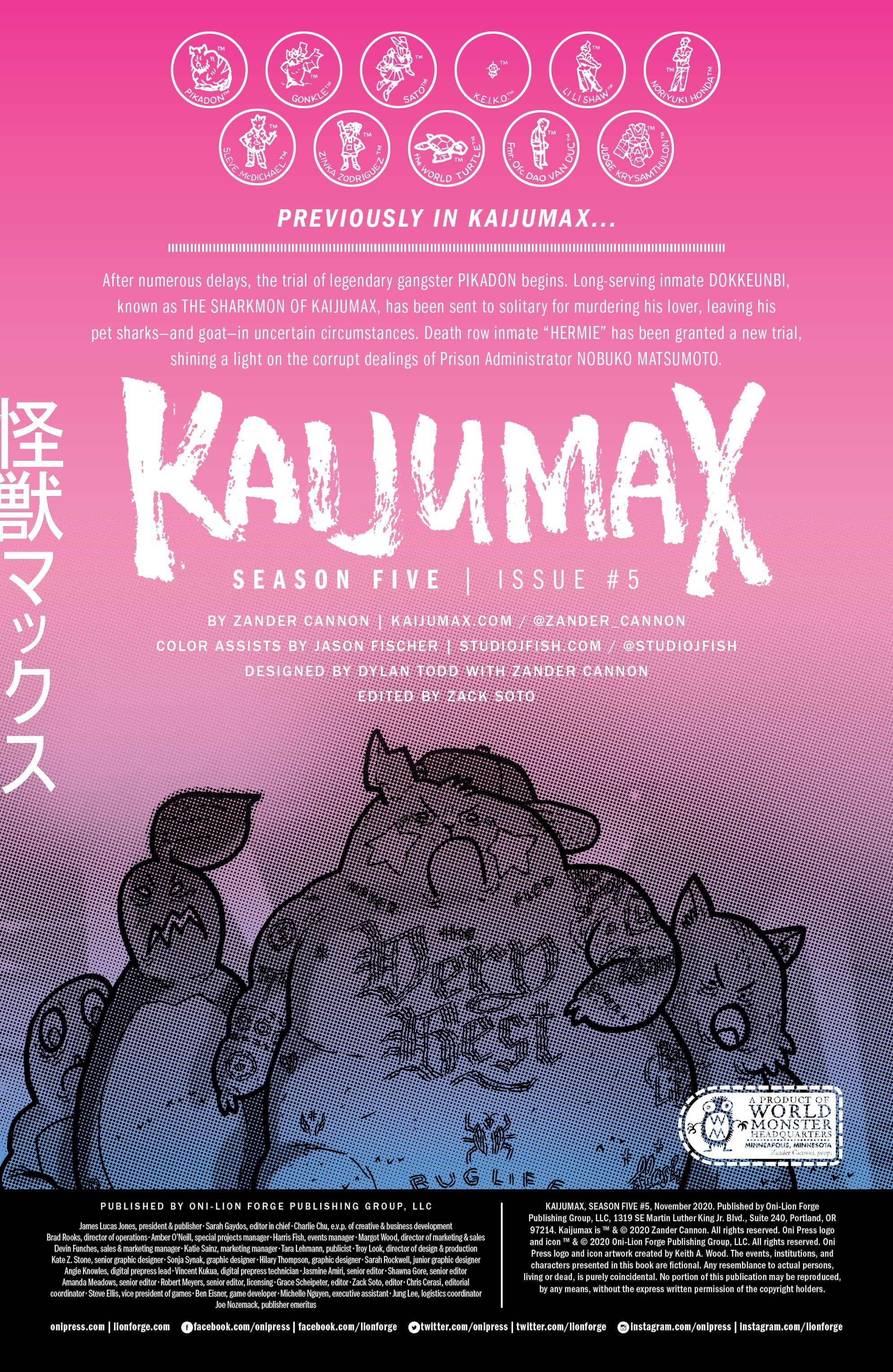 Read online Kaijumax Season 5 comic -  Issue #5 - 2