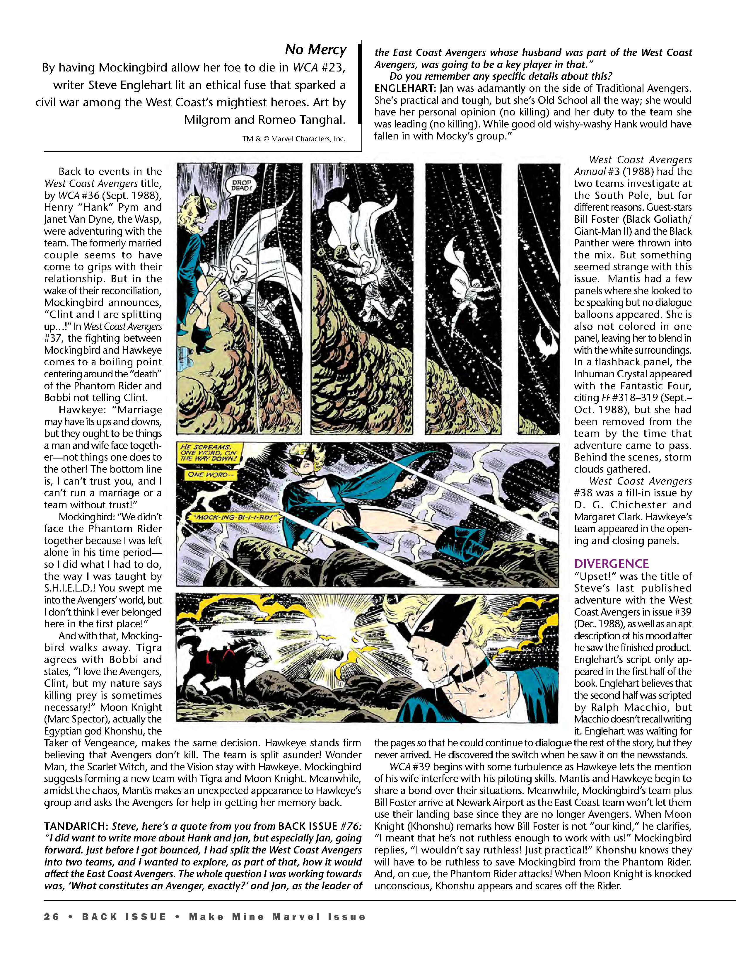Read online Back Issue comic -  Issue #110 - 28