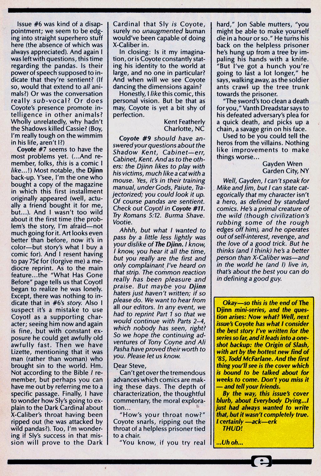 Read online Coyote comic -  Issue #10 - 22