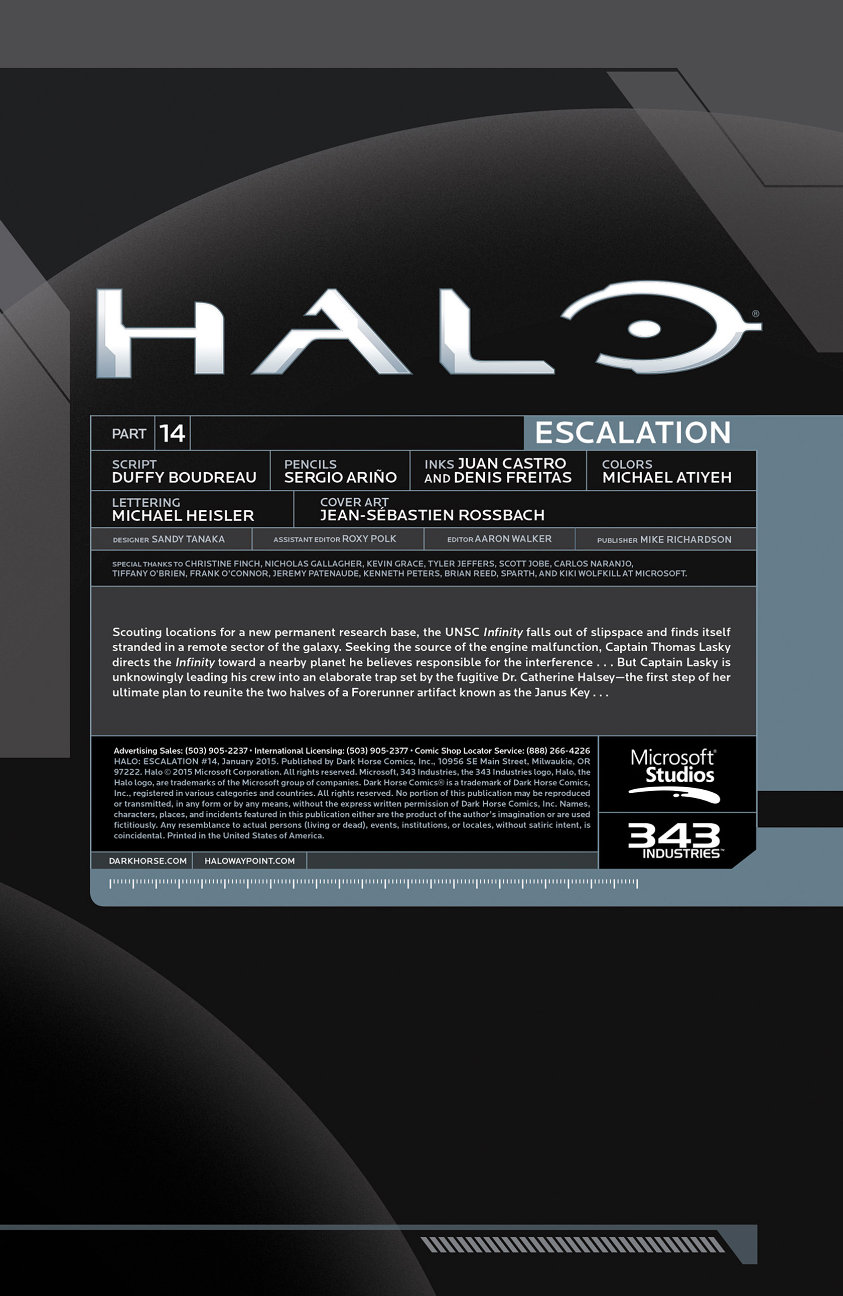 Read online Halo: Escalation comic -  Issue #14 - 2