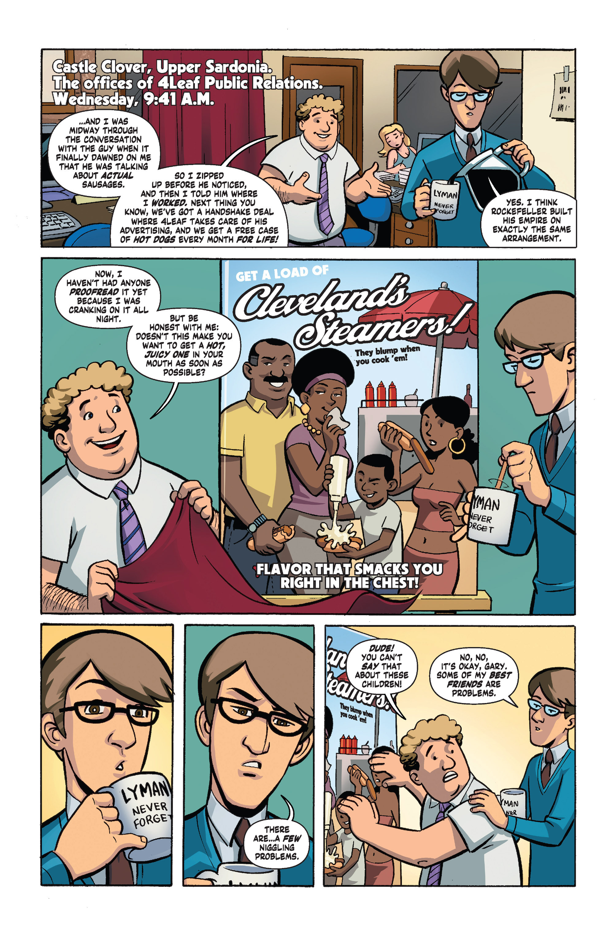 Read online Public Relations comic -  Issue #8 - 9