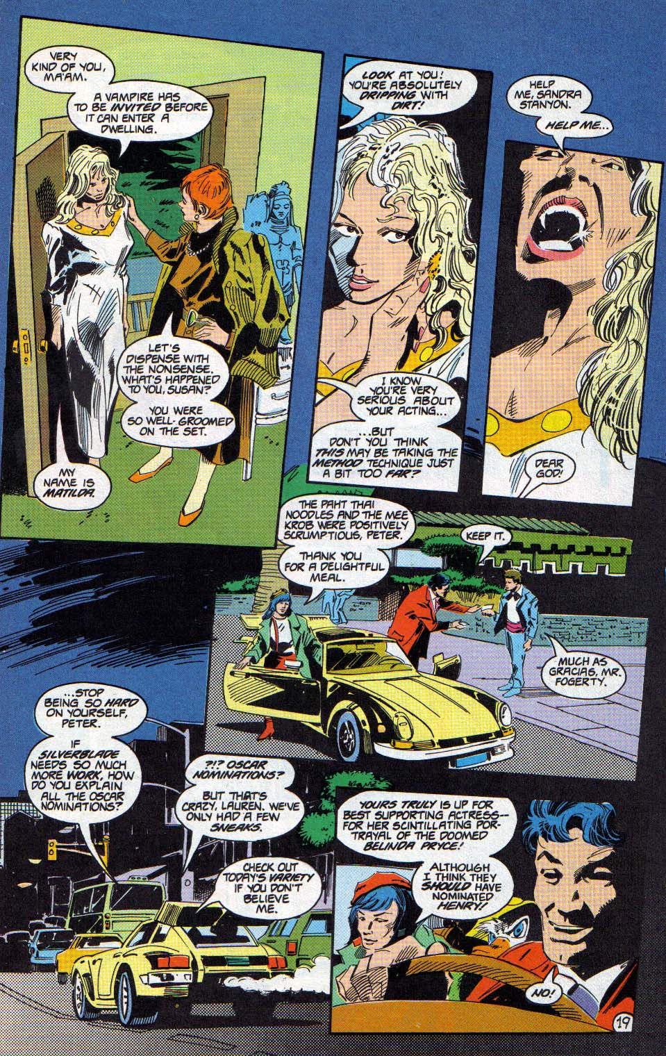 Read online Silverblade comic -  Issue #9 - 19