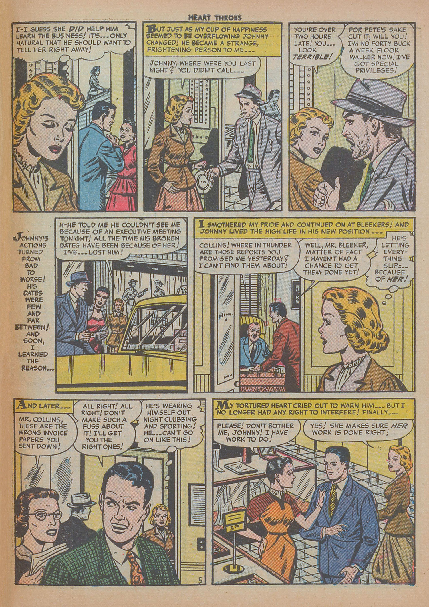 Read online Heart Throbs comic -  Issue #27 - 31