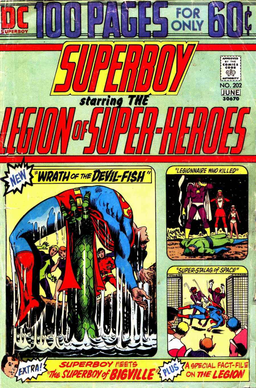 Read online Superboy (1949) comic -  Issue #202 - 1