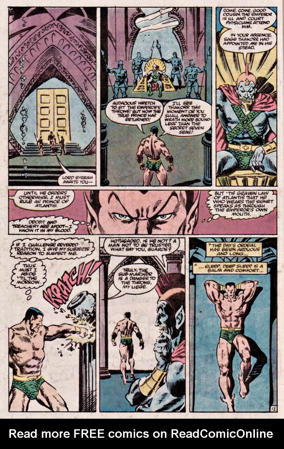 What If? (1977) issue 41 - The Sub-mariner had saved Atlantis from its destiny - Page 12