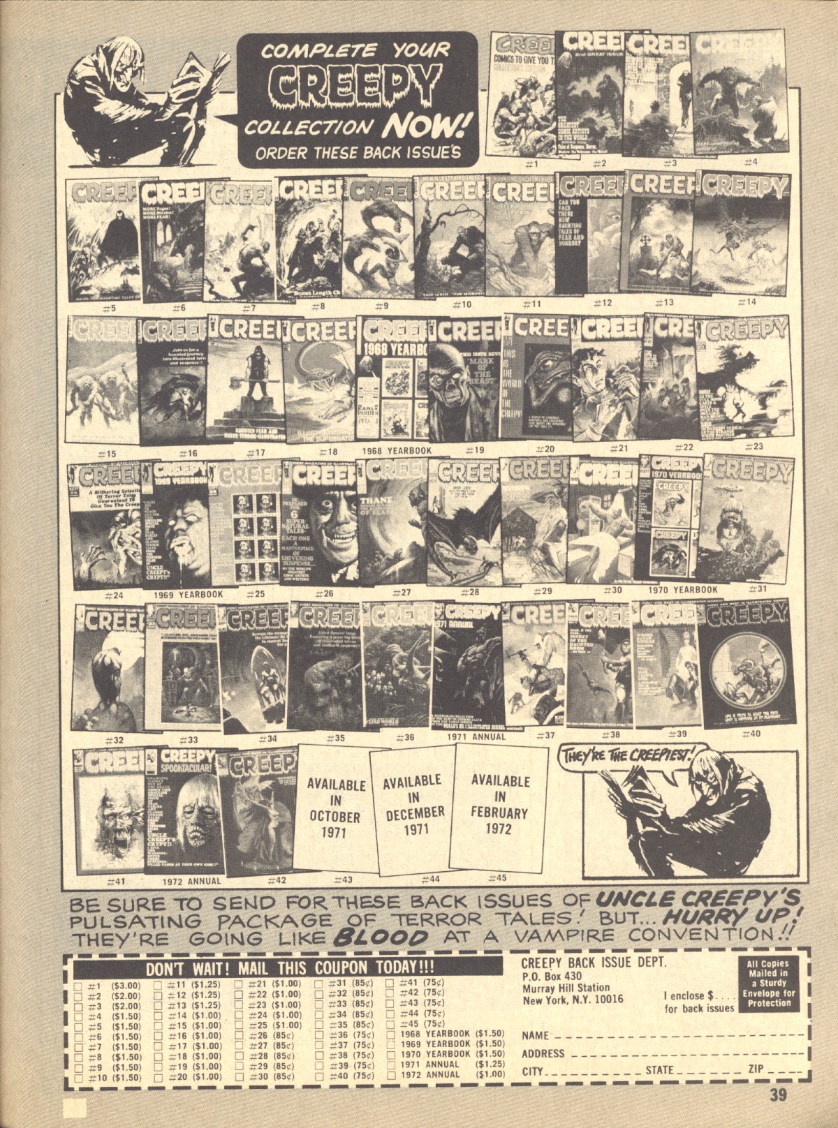 Creepy (1964) Issue #43 #43 - English 39