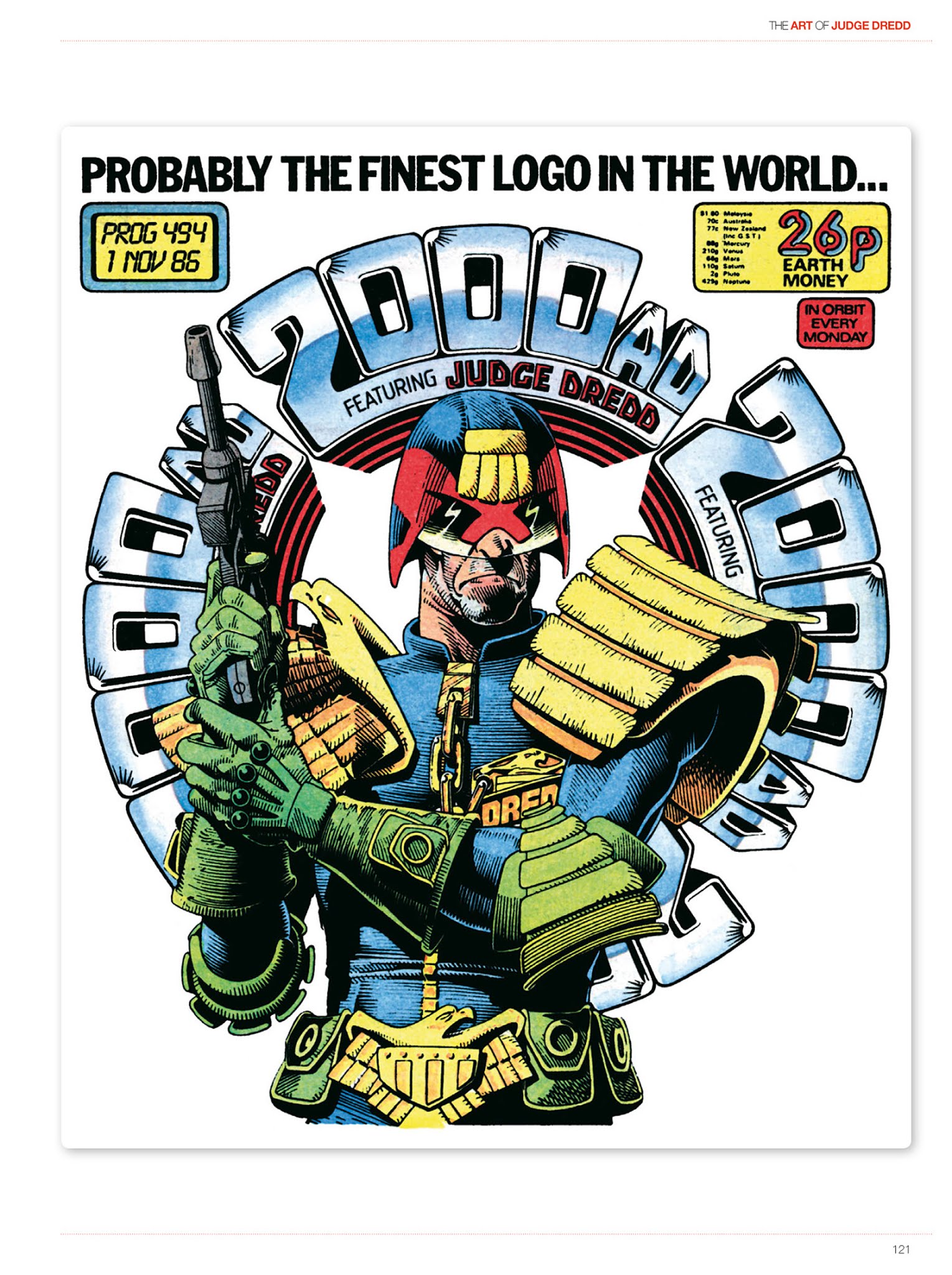Read online The Art of Judge Dredd: Featuring 35 Years of Zarjaz Covers comic -  Issue # TPB (Part 2) - 30