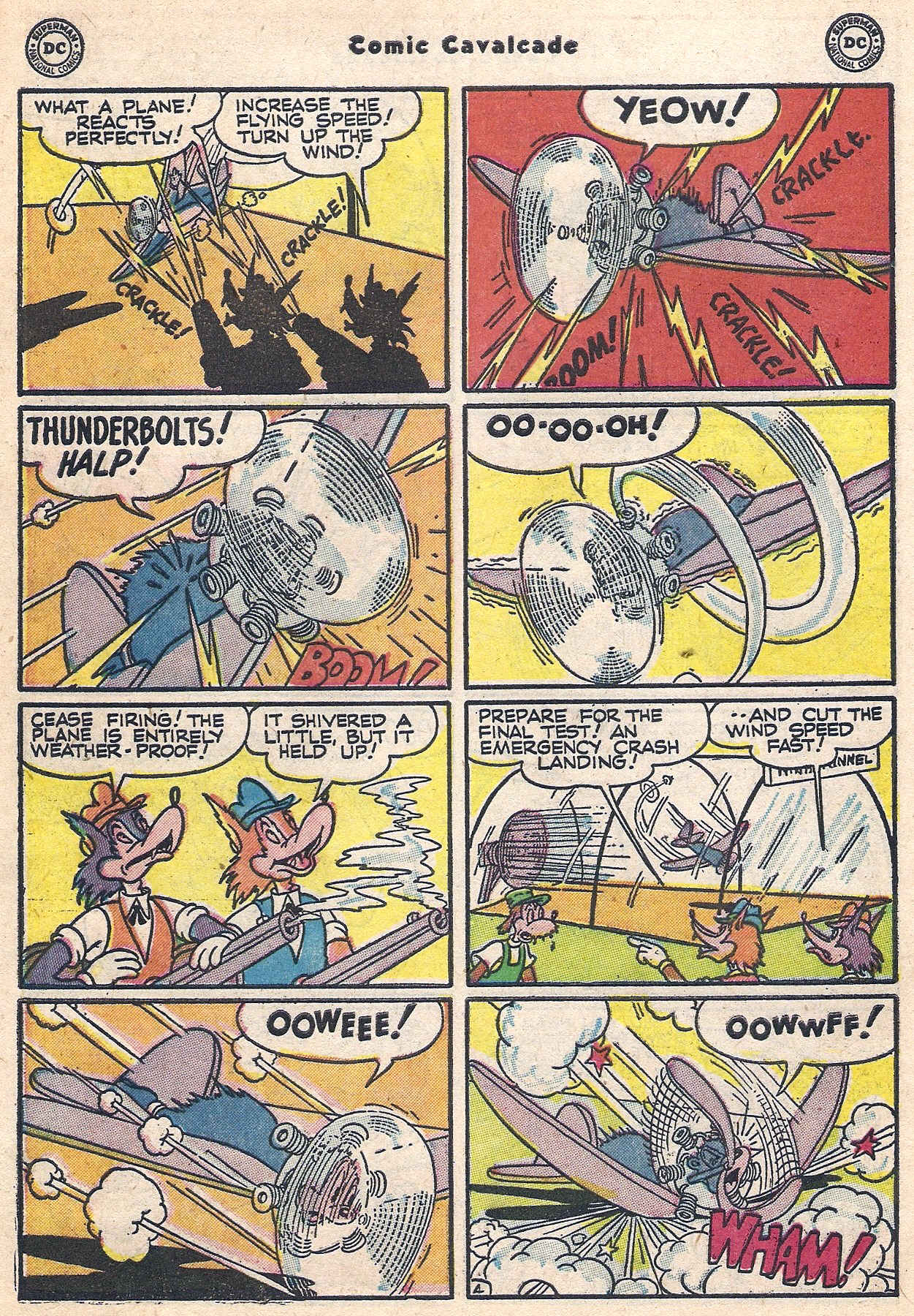 Read online Comic Cavalcade comic -  Issue #56 - 56
