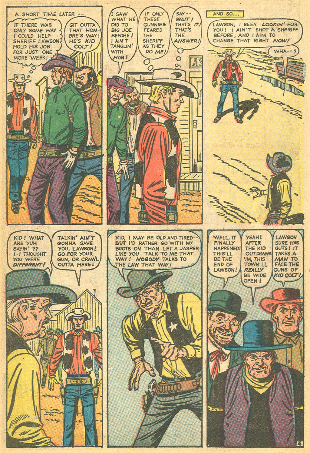 Read online Kid Colt Outlaw comic -  Issue #131 - 46