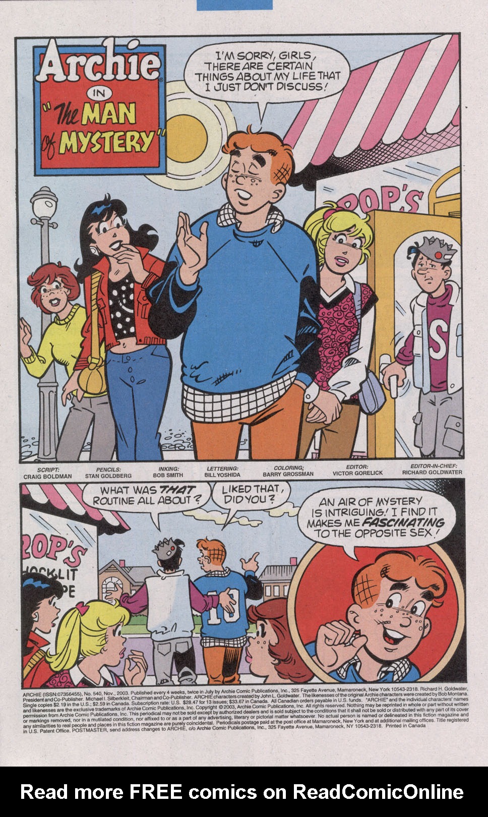 Read online Archie (1960) comic -  Issue #540 - 3