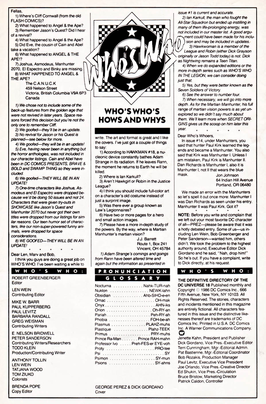 Read online Who's Who: The Definitive Directory of the DC Universe comic -  Issue #18 - 2