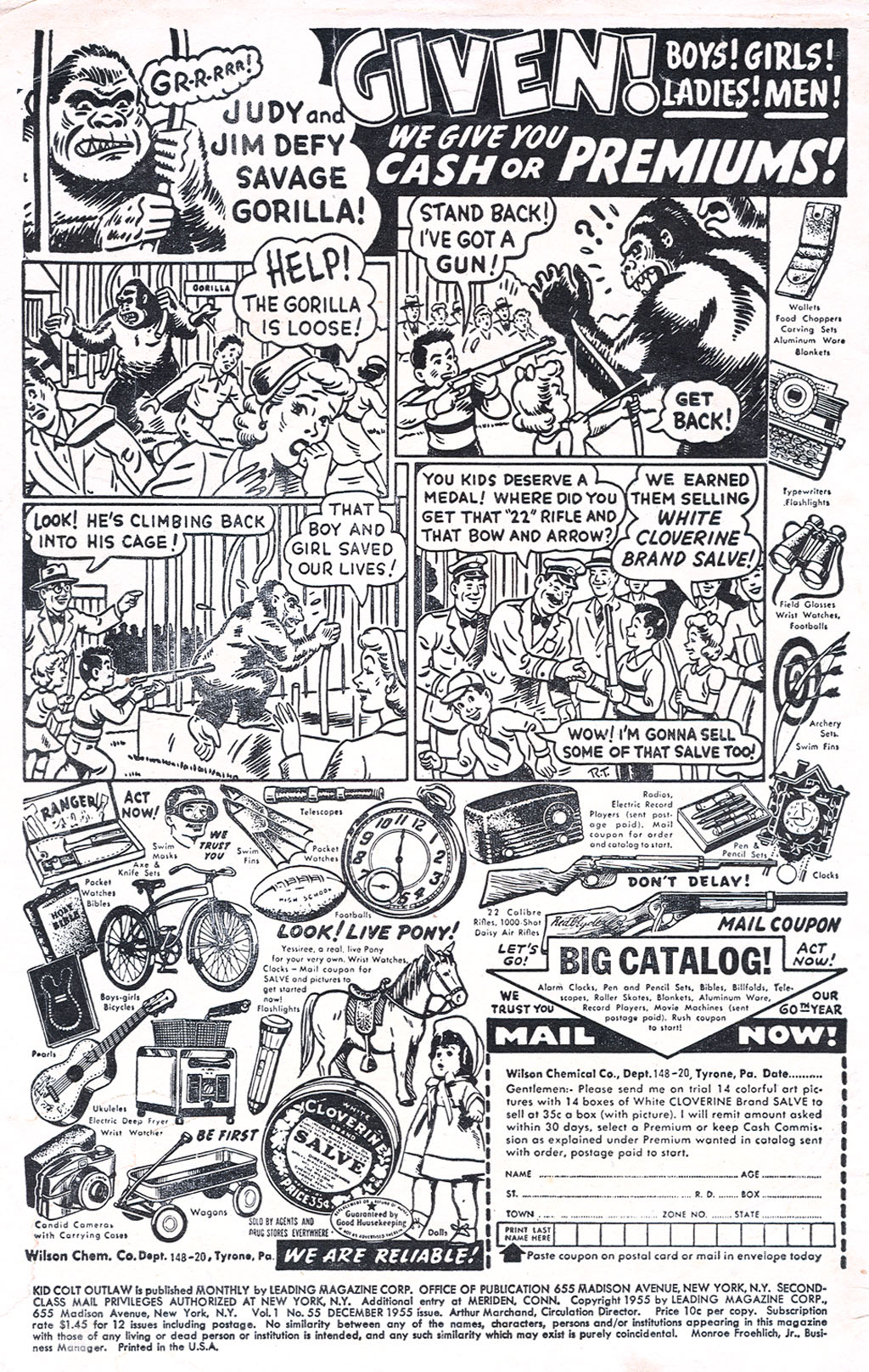 Read online Kid Colt Outlaw comic -  Issue #55 - 2