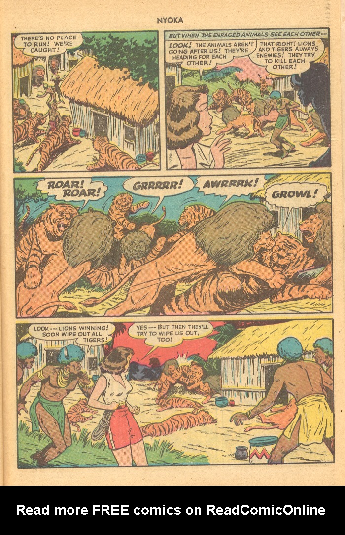 Read online Nyoka the Jungle Girl (1945) comic -  Issue #33 - 43