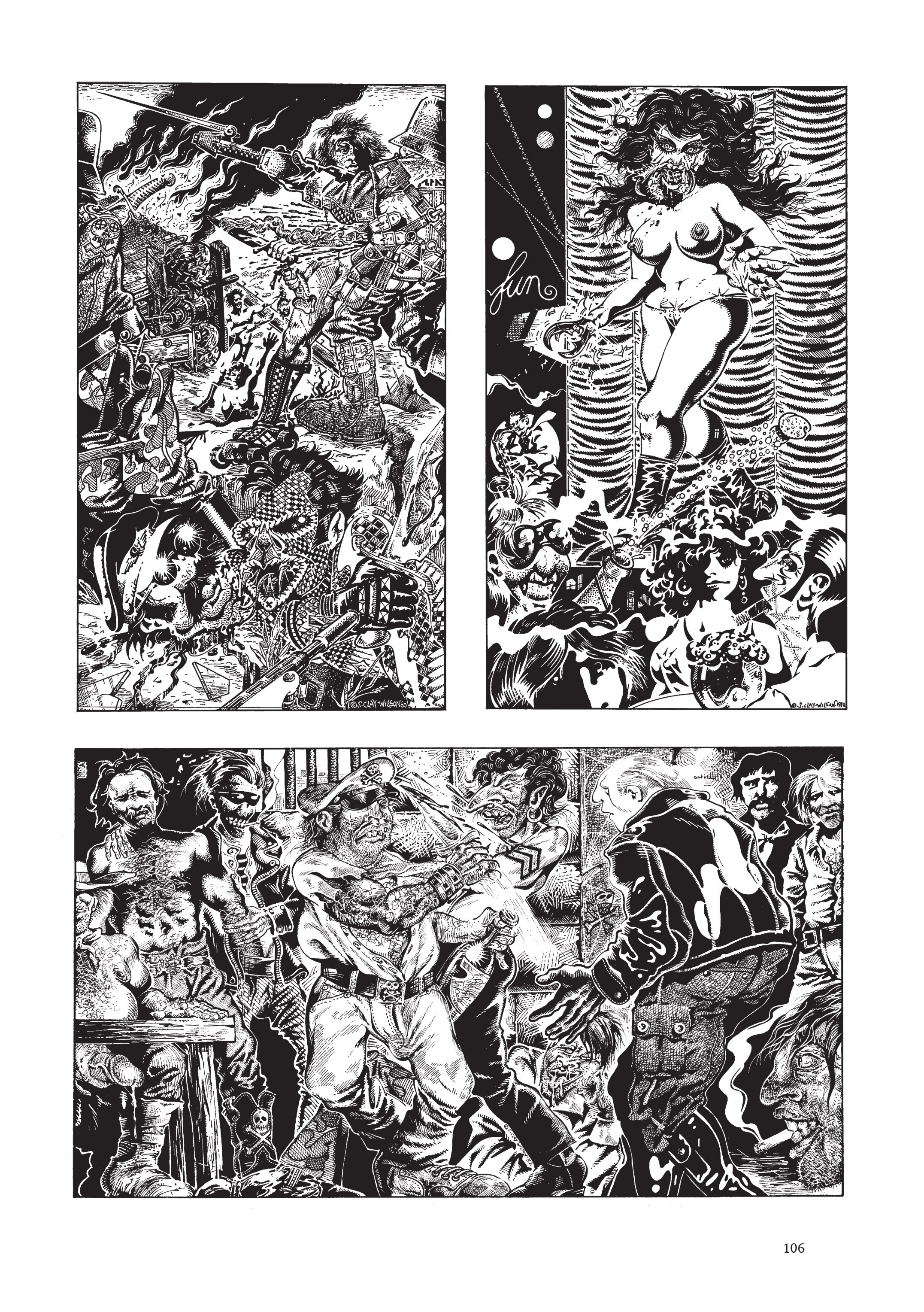 Read online The Mythology of S. Clay Wilson comic -  Issue # Demons and Angels (Part 1) - 97