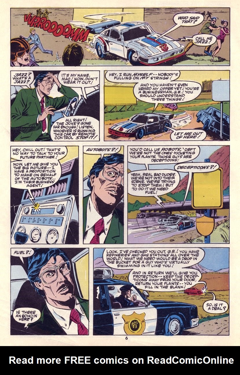 Read online The Transformers (UK) comic -  Issue #34 - 5