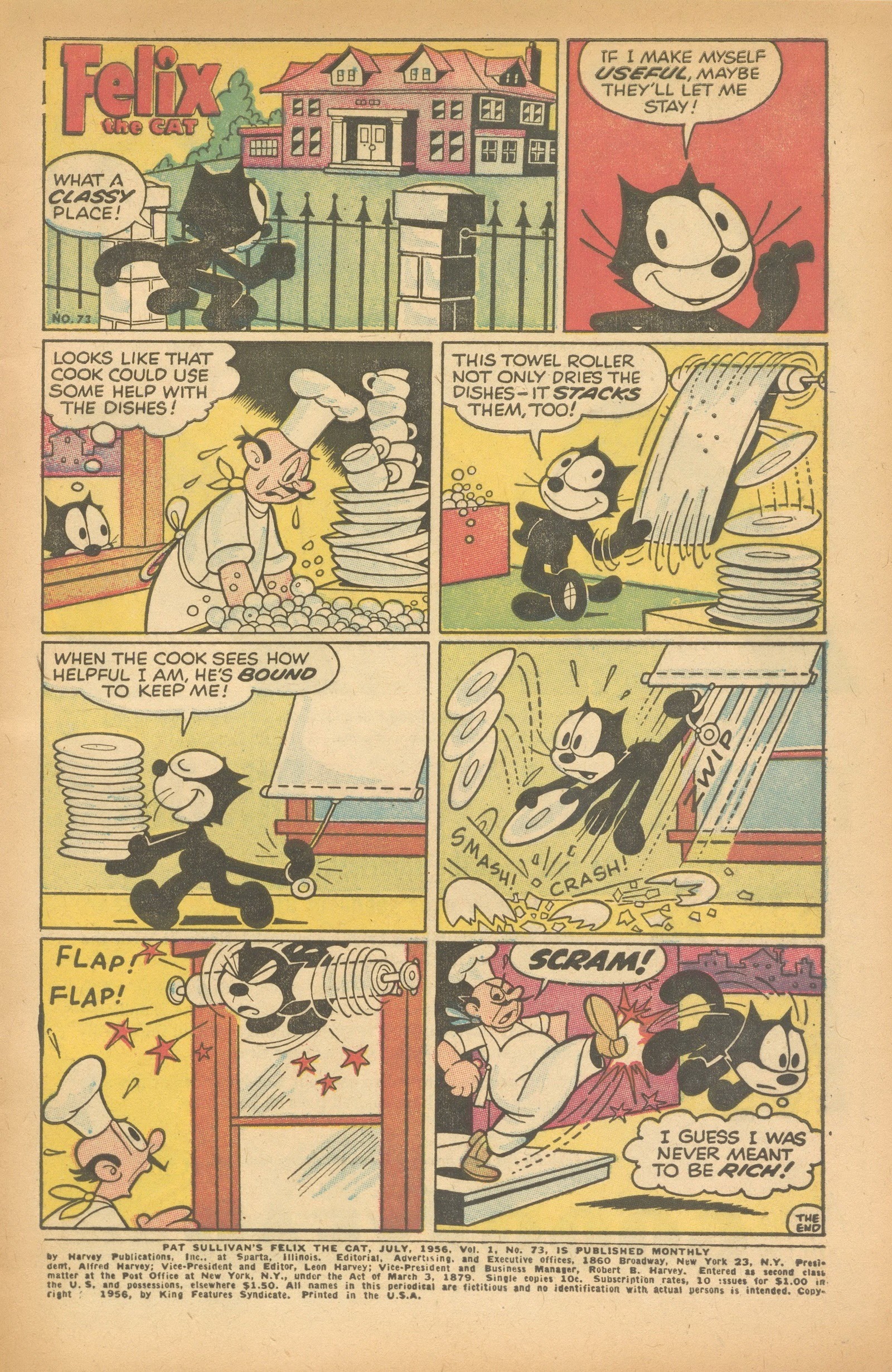 Read online Felix the Cat (1955) comic -  Issue #73 - 3