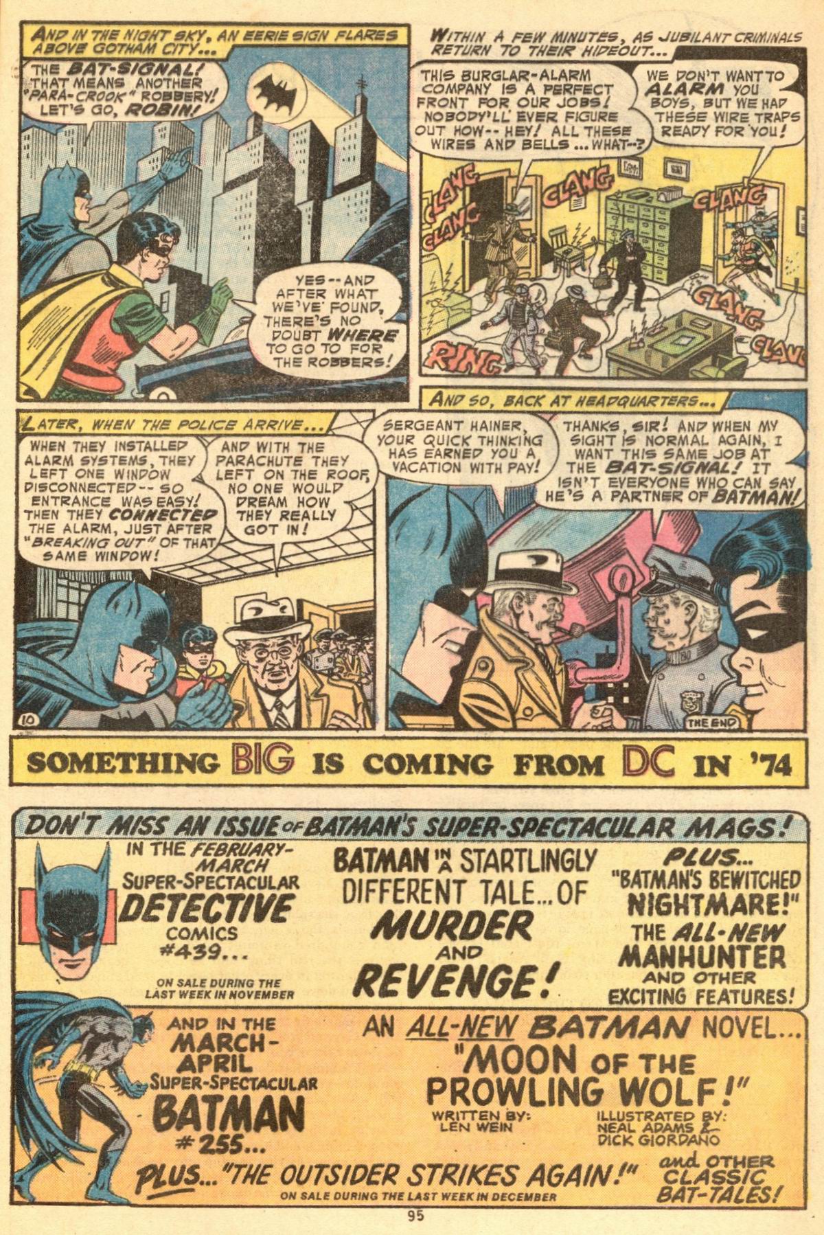 Read online Batman (1940) comic -  Issue #254 - 95