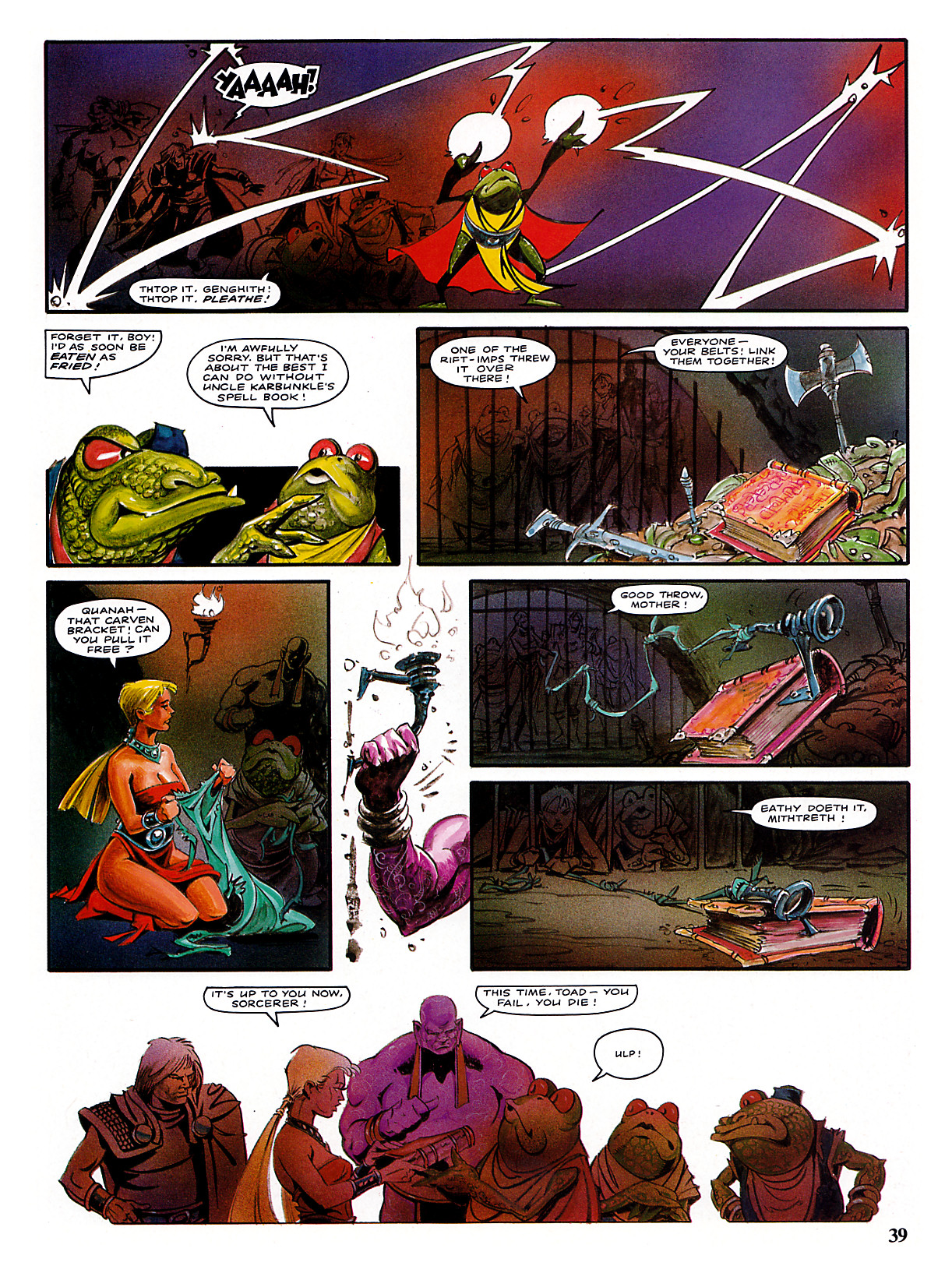 Read online Marvel Graphic Novel comic -  Issue #3 - The Chronicles of Genghis Grimtoad - 39