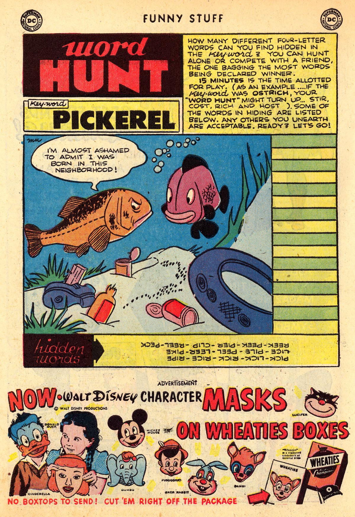 Read online Funny Stuff comic -  Issue #62 - 50
