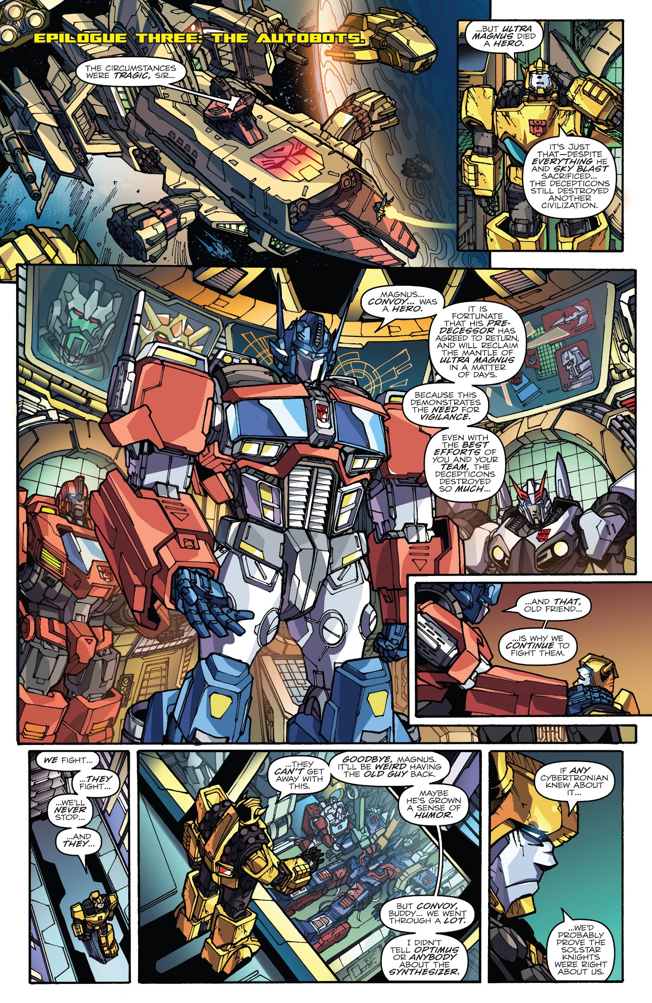 Read online ROM vs. Transformers: Shining Armor comic -  Issue # _TPB 1 - 114