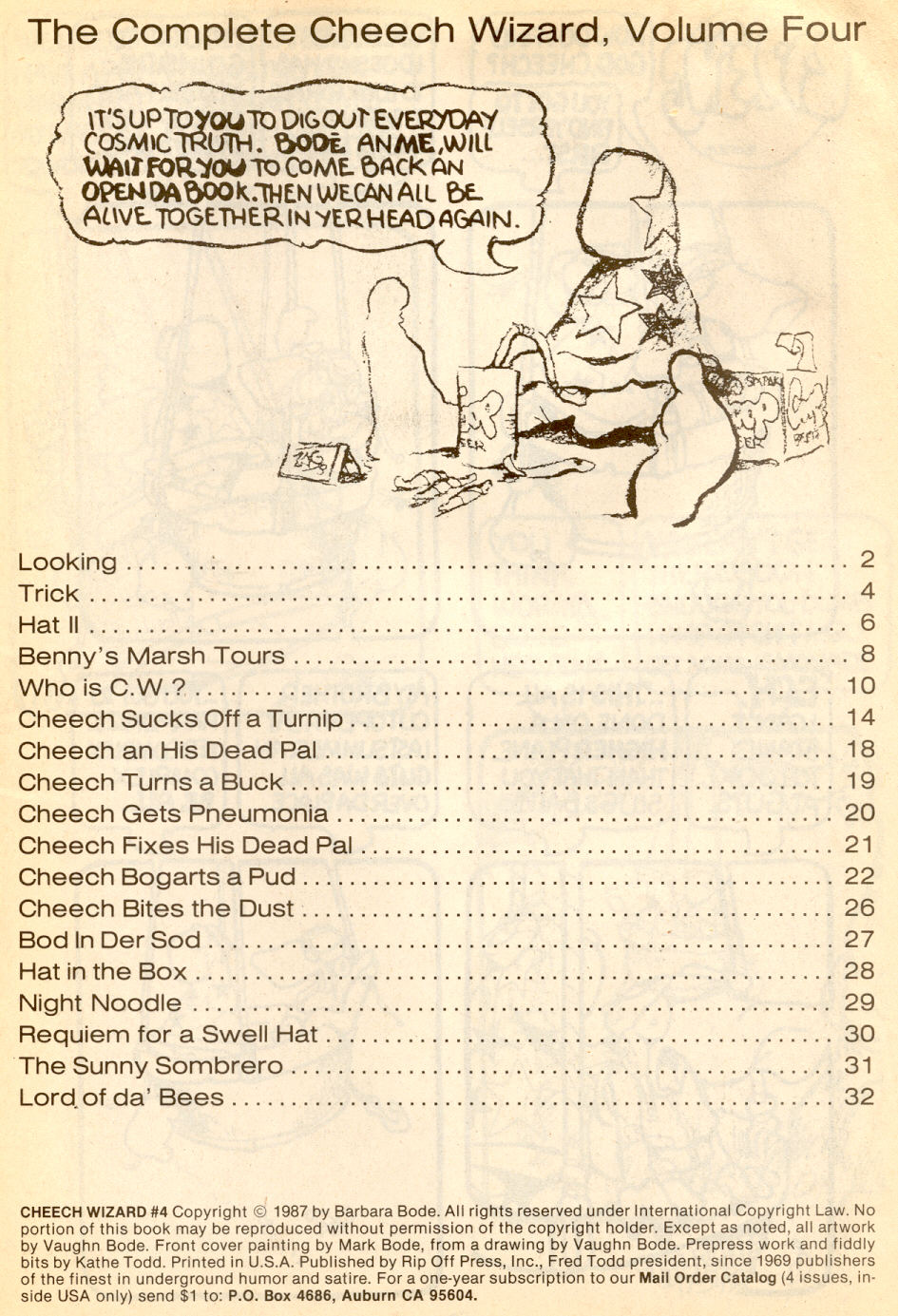 Read online Complete Cheech Wizard comic -  Issue #4 - 4