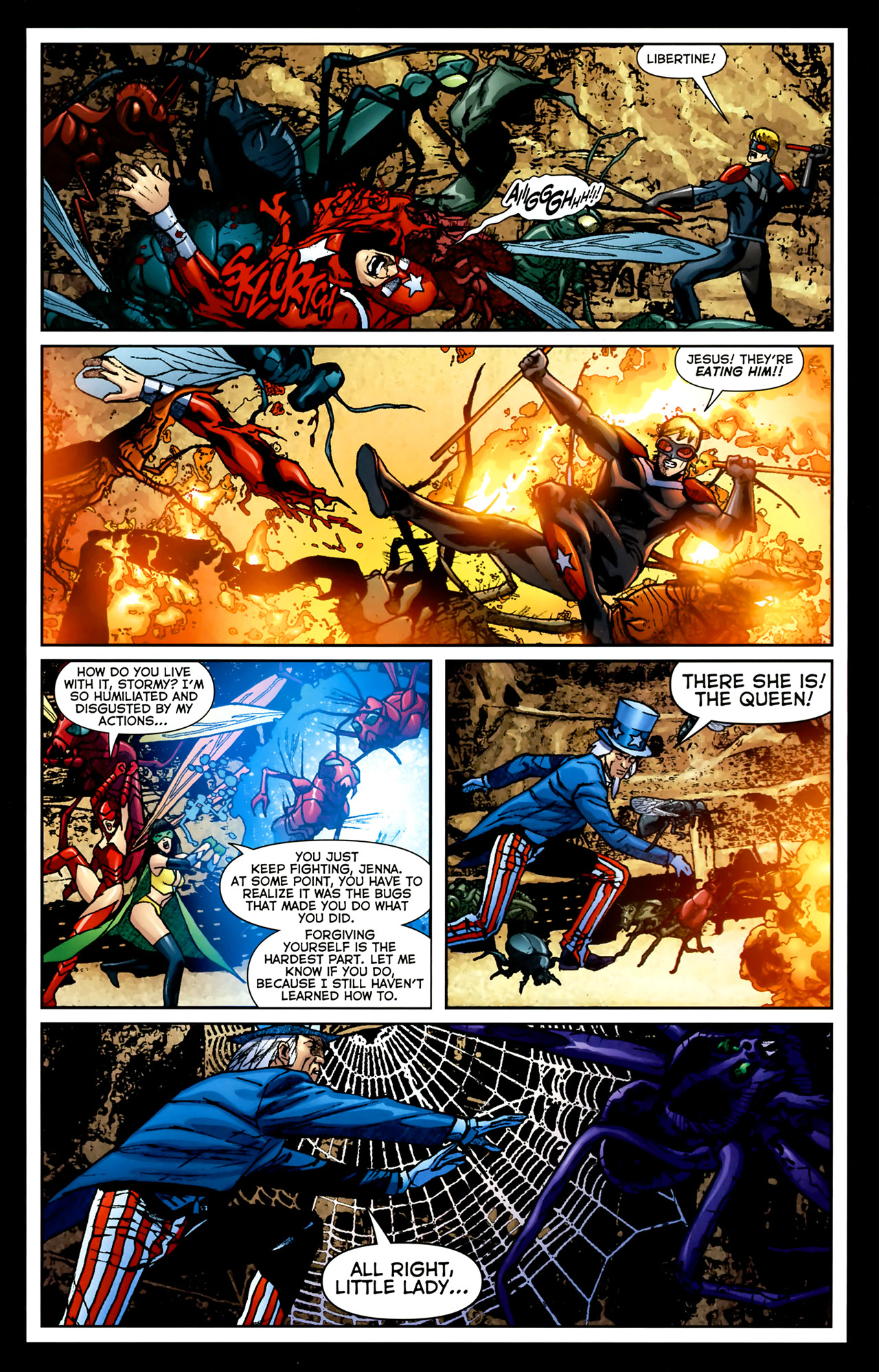 Read online Uncle Sam and the Freedom Fighters (2007) comic -  Issue #8 - 6