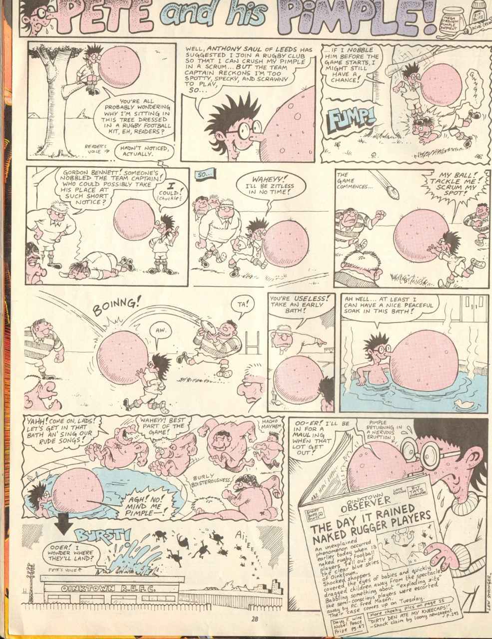 Read online Oink! comic -  Issue #63 - 28