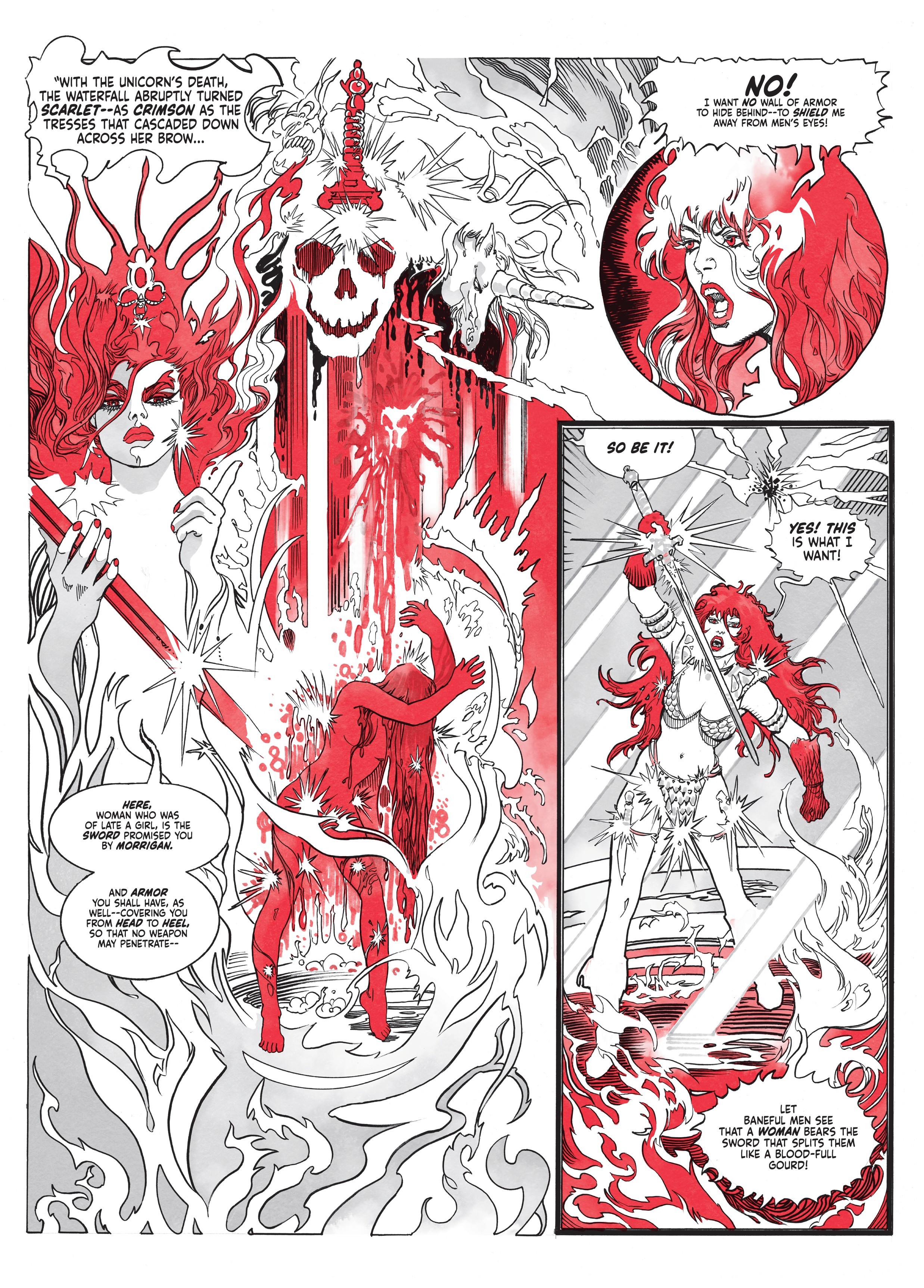 Read online Red Sonja: Ballad of the Red Goddess comic -  Issue # TPB - 33