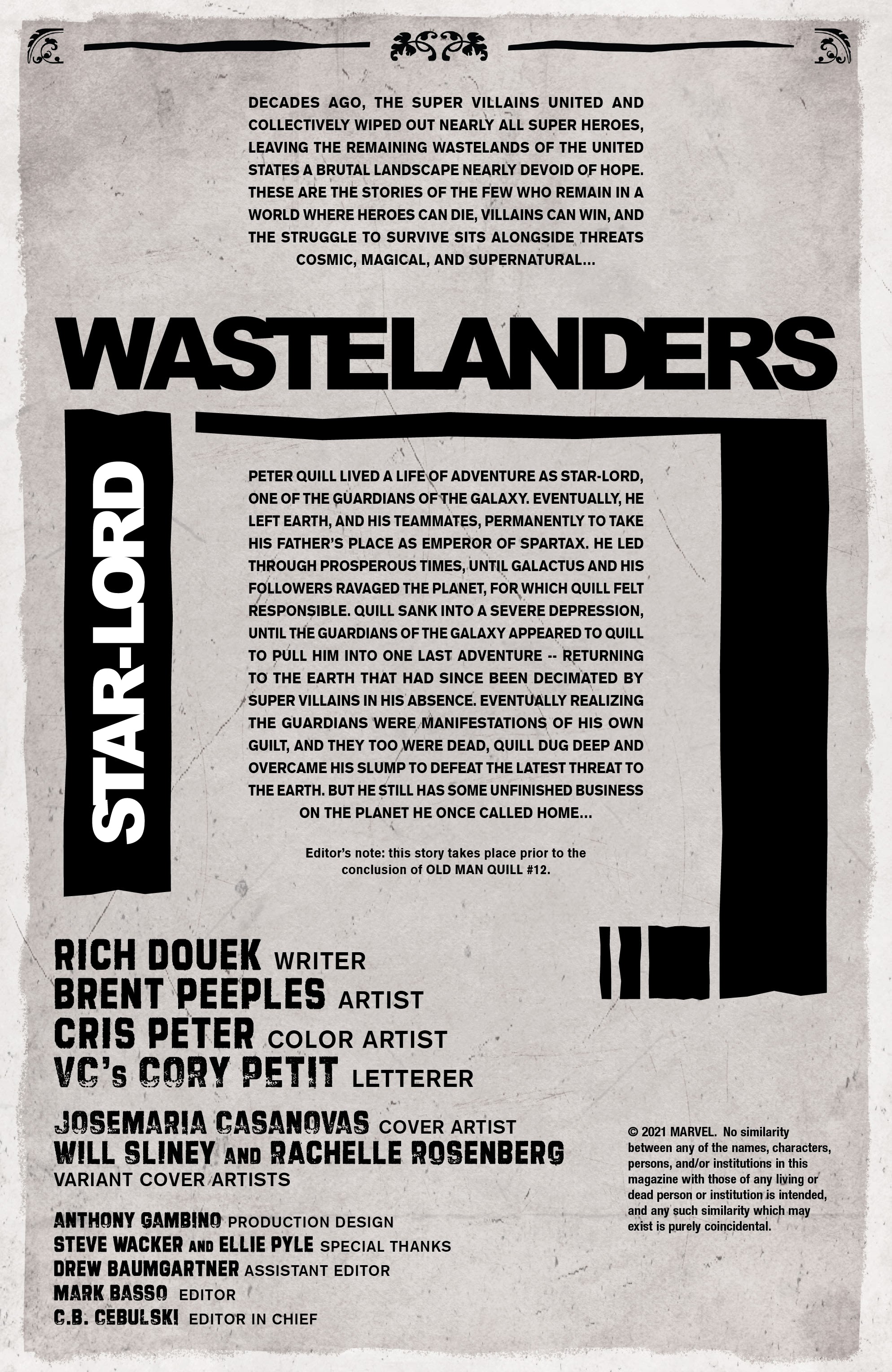 Read online Wastelanders comic -  Issue # Star-Lord - 2