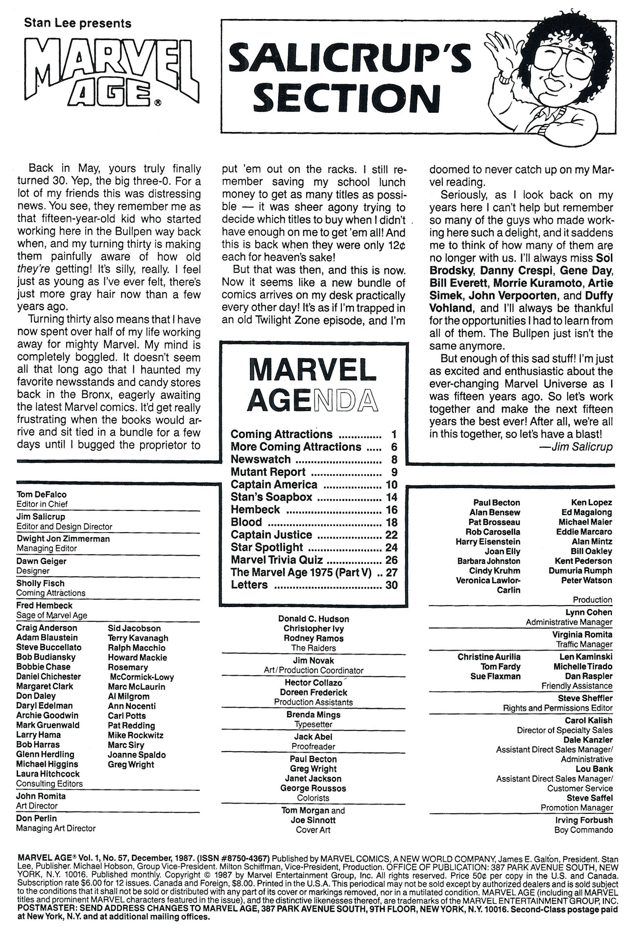Read online Marvel Age comic -  Issue #57 - 2