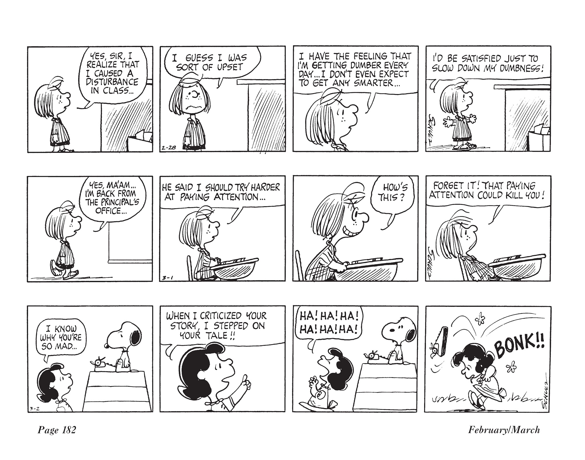 Read online The Complete Peanuts comic -  Issue # TPB 12 - 196