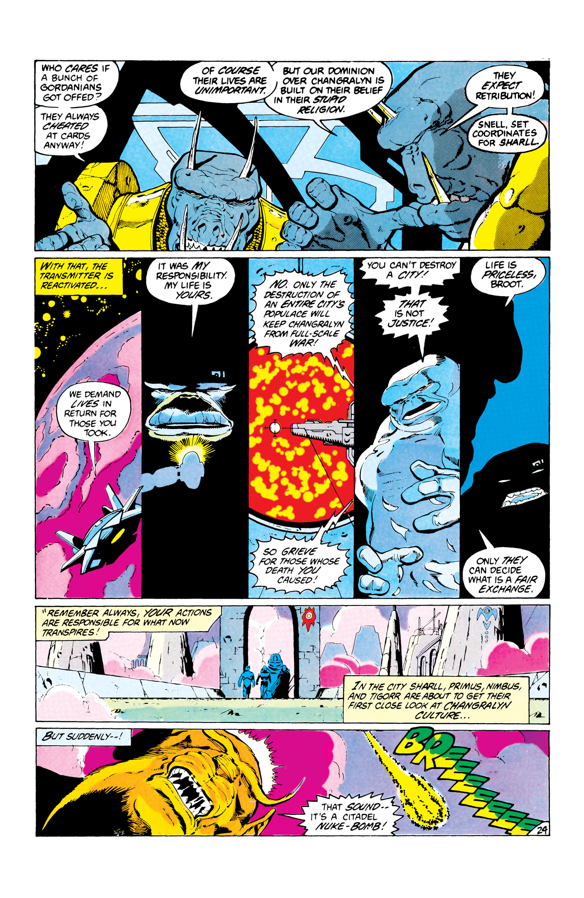 Read online The Omega Men (1983) comic -  Issue #1 - 25