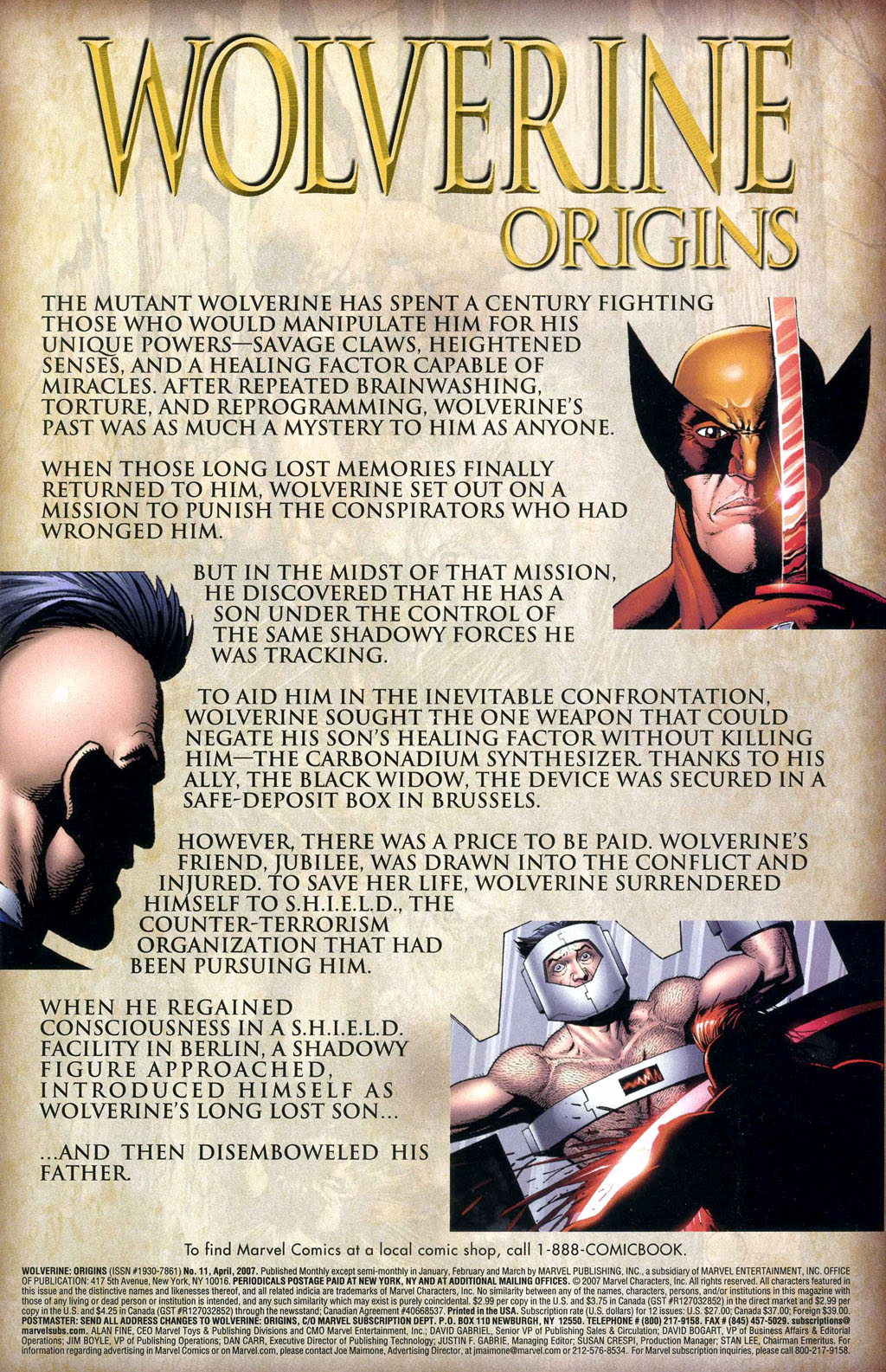 Read online Wolverine: Origins comic -  Issue #11 - 2