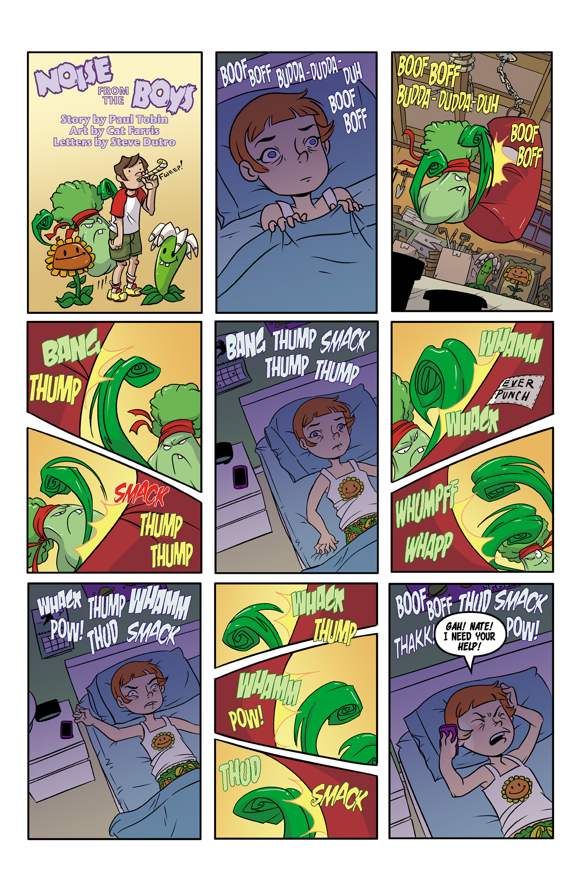 Read online Plants vs. Zombies: Boom Boom Mushroom comic -  Issue #10 - 23