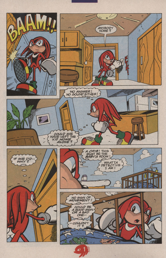 Read online Knuckles the Echidna comic -  Issue #19 - 16