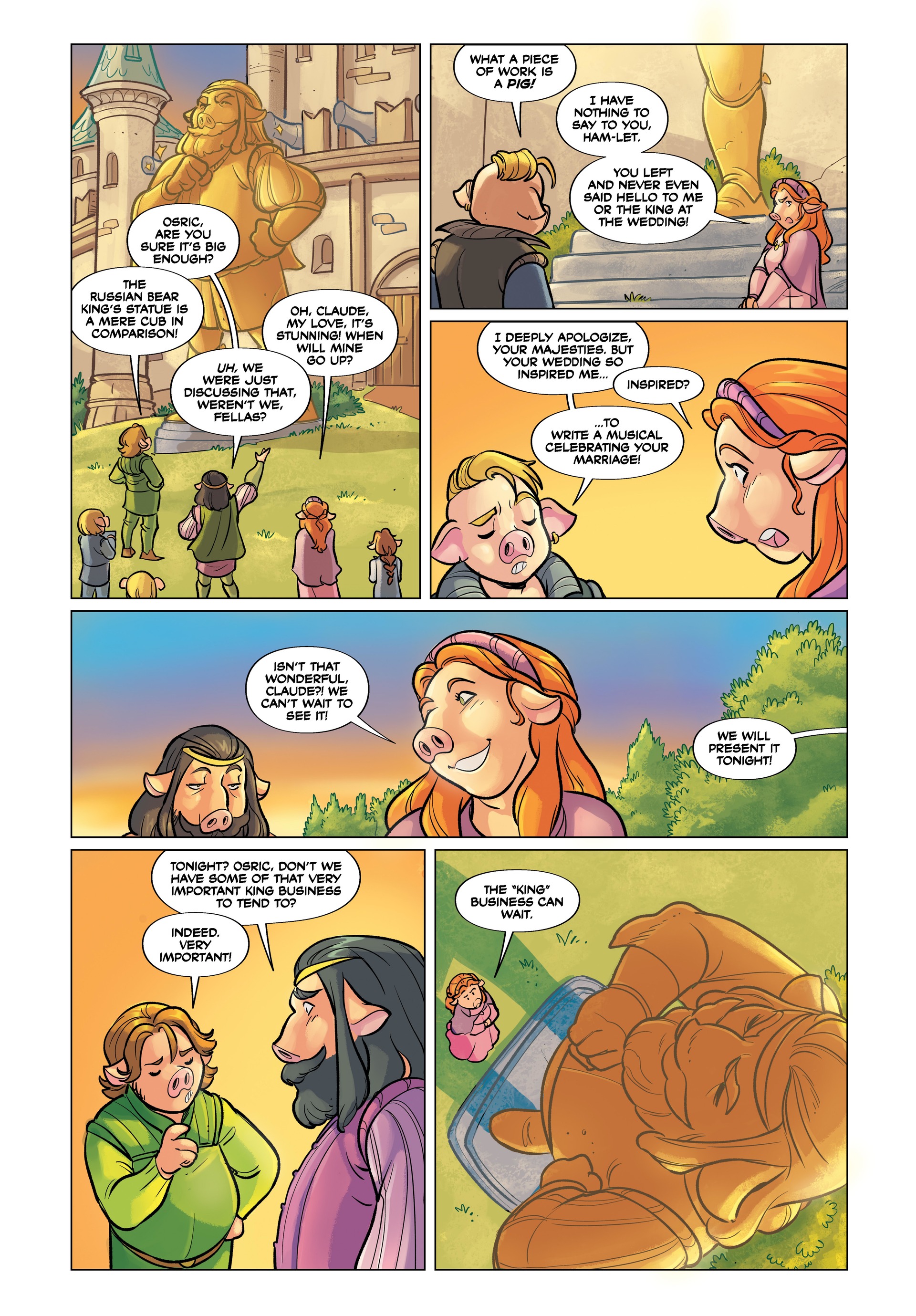 Read online Ham-let: A Shakespearean Mash-up comic -  Issue # Full - 28