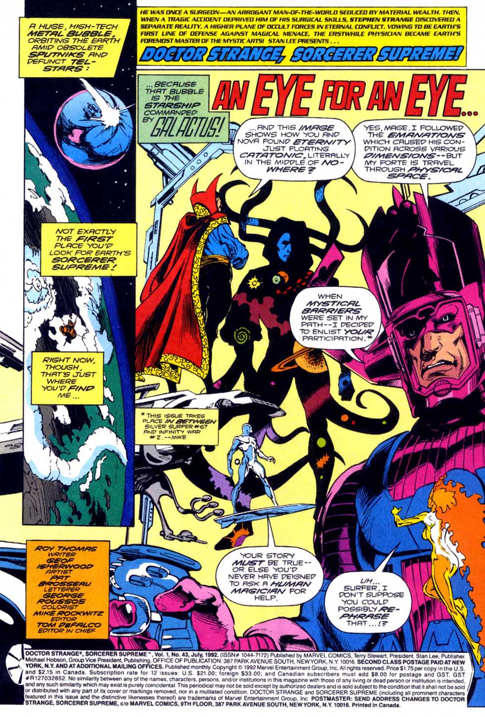 Read online Doctor Strange: Sorcerer Supreme comic -  Issue #43 - 2