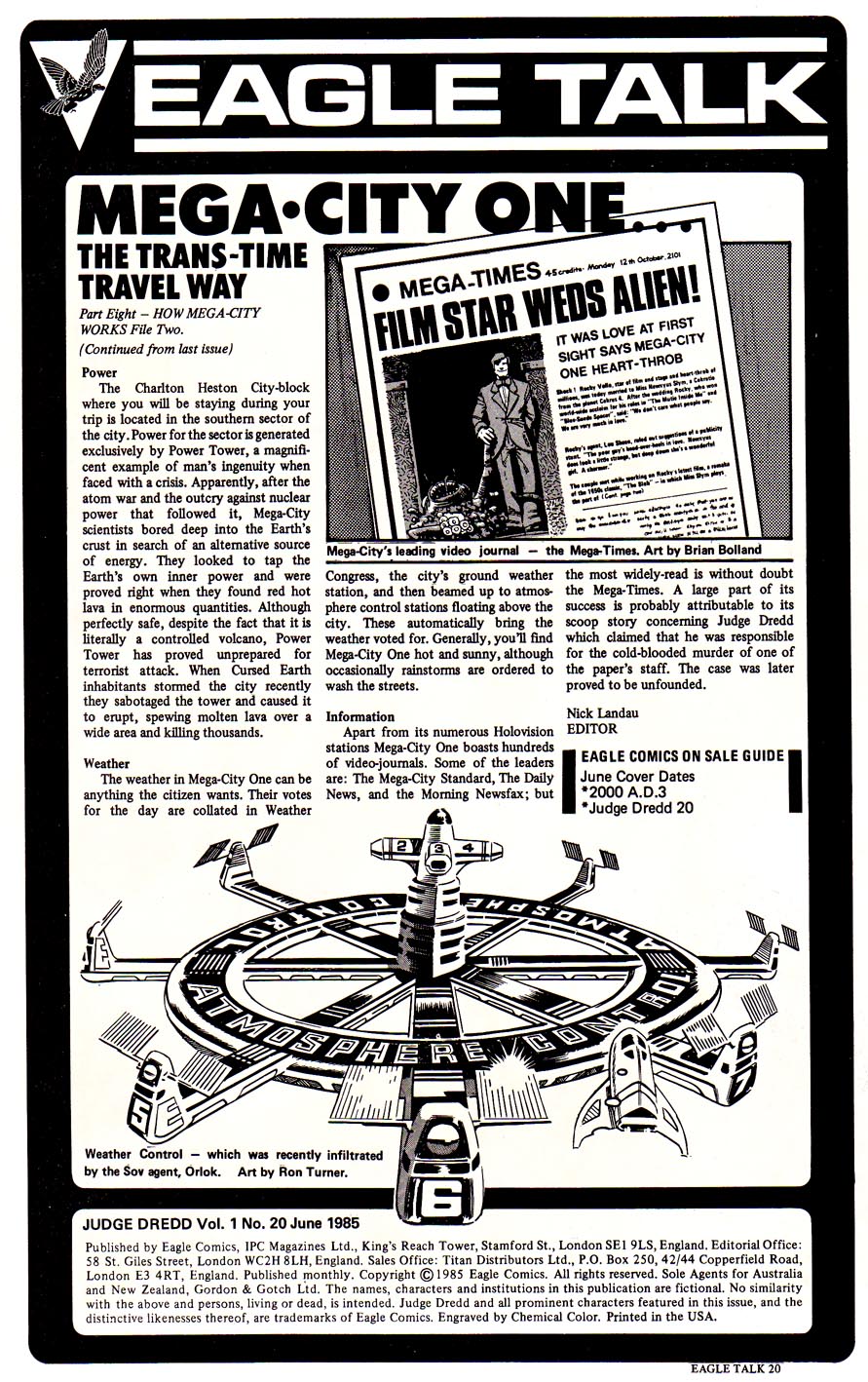 Read online Judge Dredd (1983) comic -  Issue #20 - 2