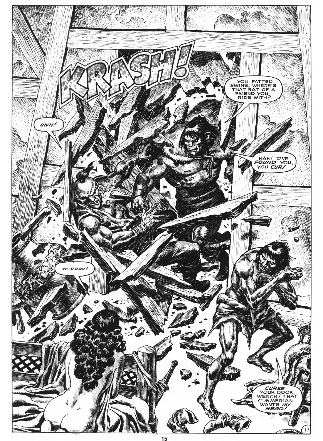 Read online The Savage Sword Of Conan comic -  Issue #158 - 17