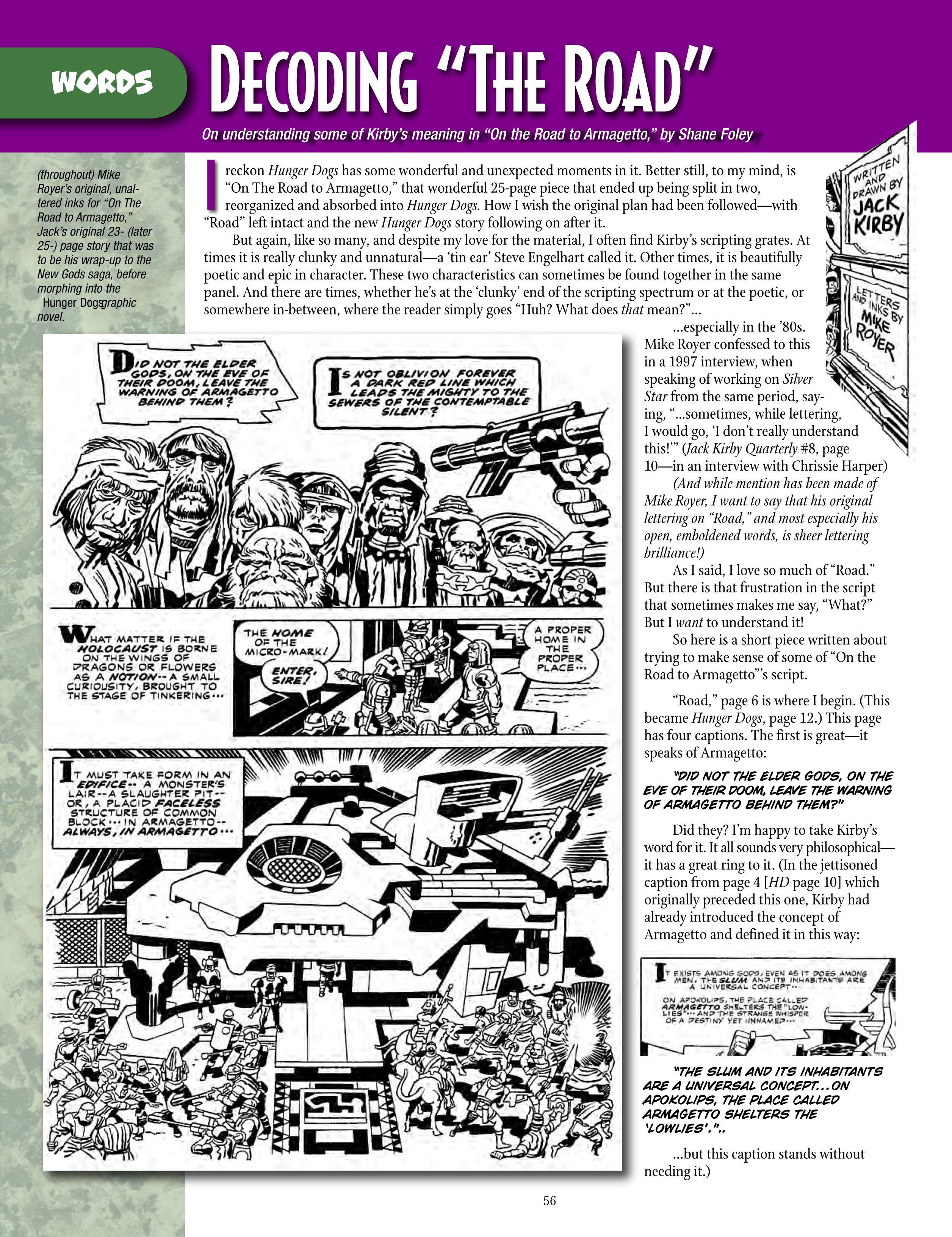 Read online The Jack Kirby Collector comic -  Issue #68 - 58