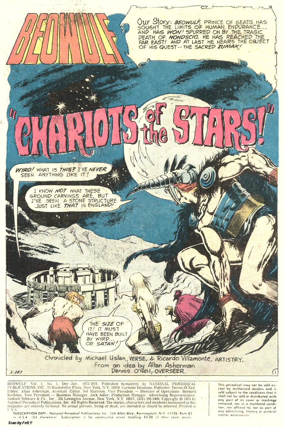 Read online Beowulf (1975) comic -  Issue #5 - 3