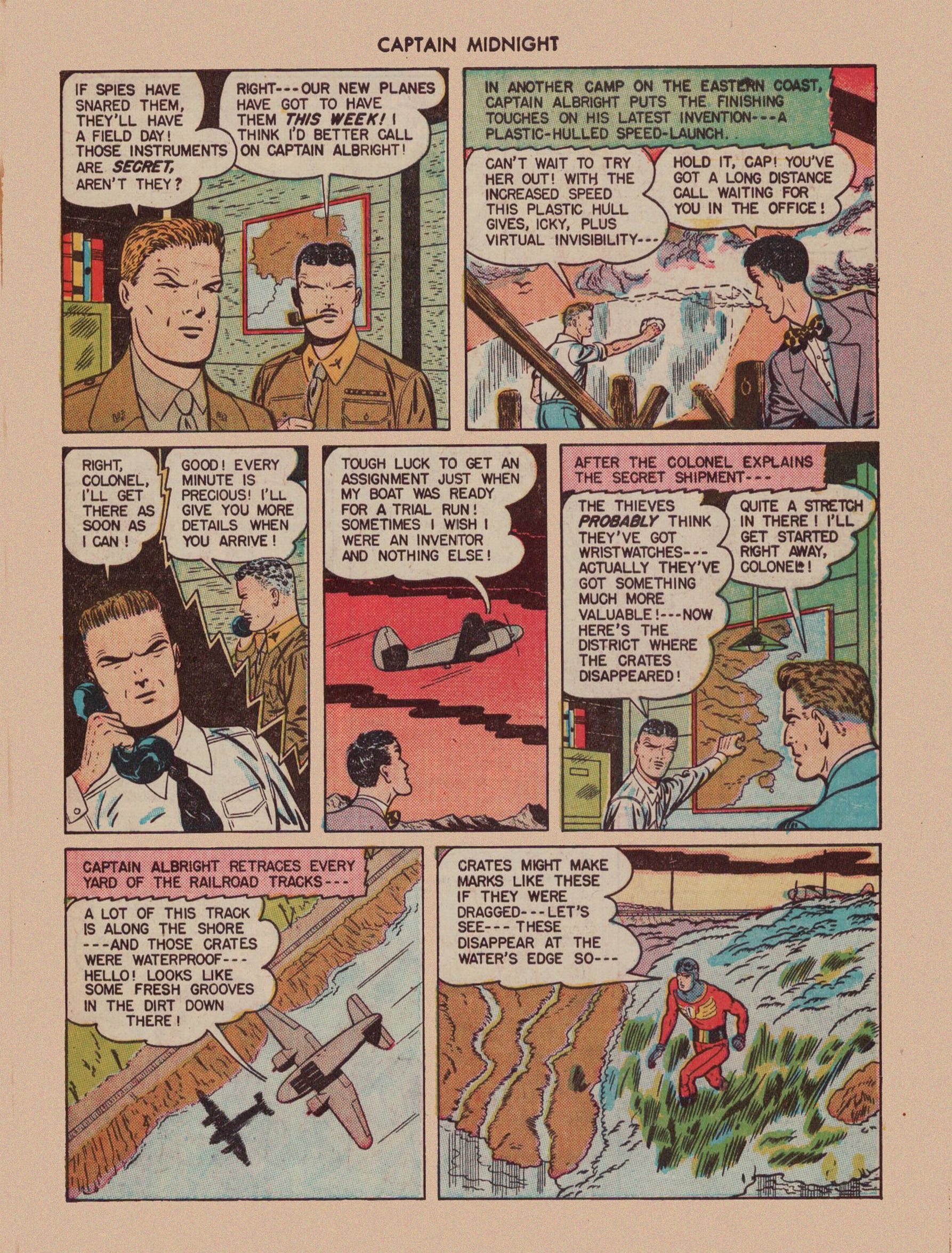 Read online Captain Midnight (1942) comic -  Issue #43 - 43