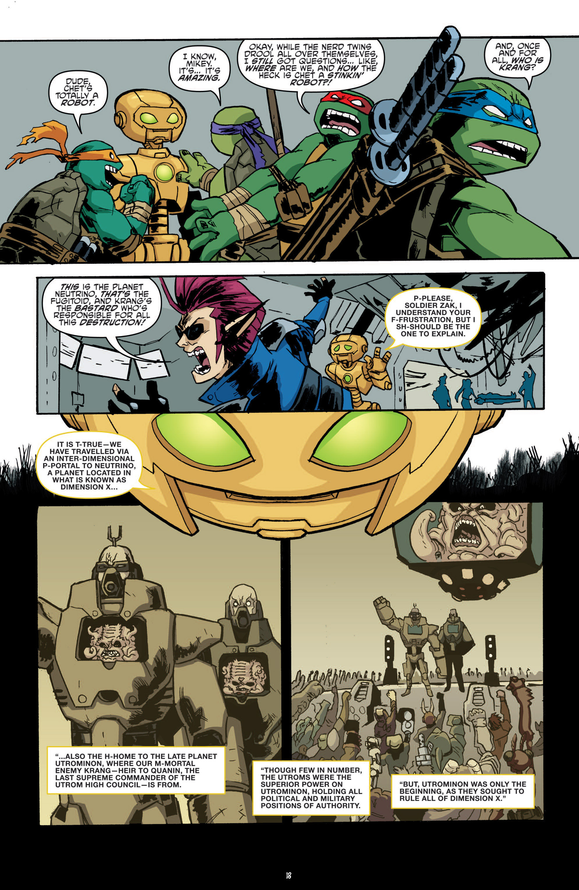 Read online Teenage Mutant Ninja Turtles (2011) comic -  Issue #18 - 22