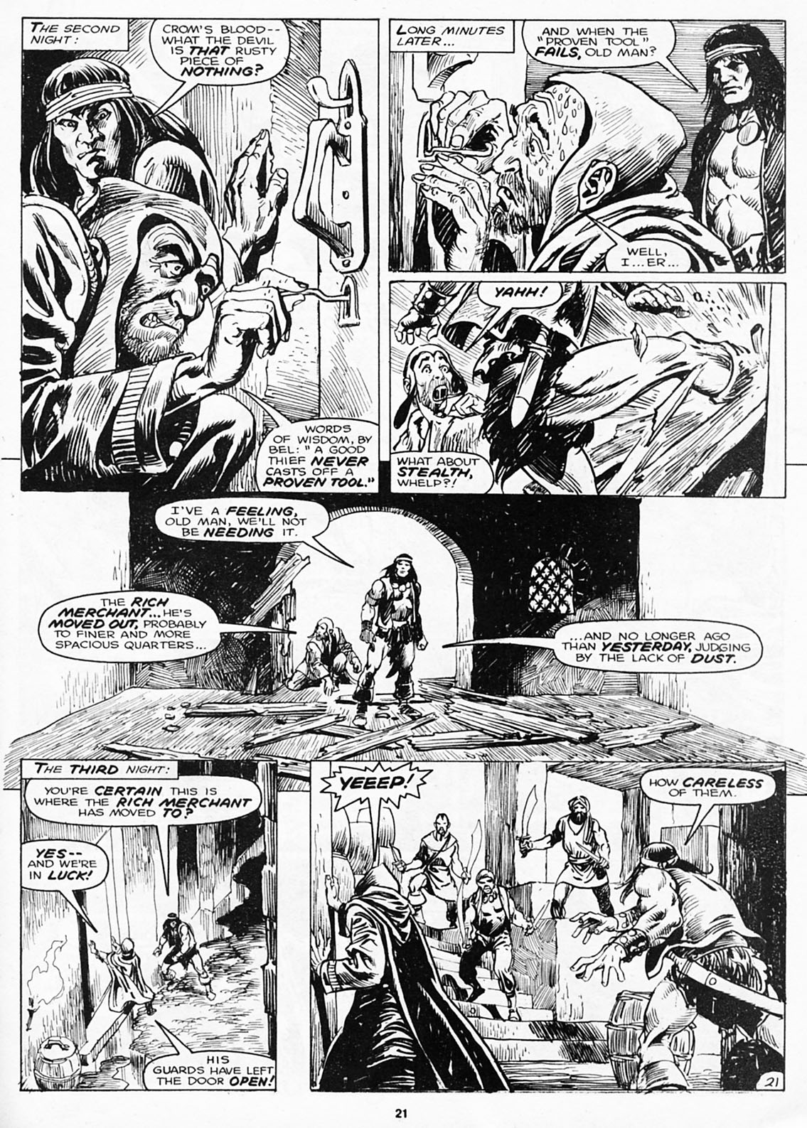 The Savage Sword Of Conan issue 180 - Page 23