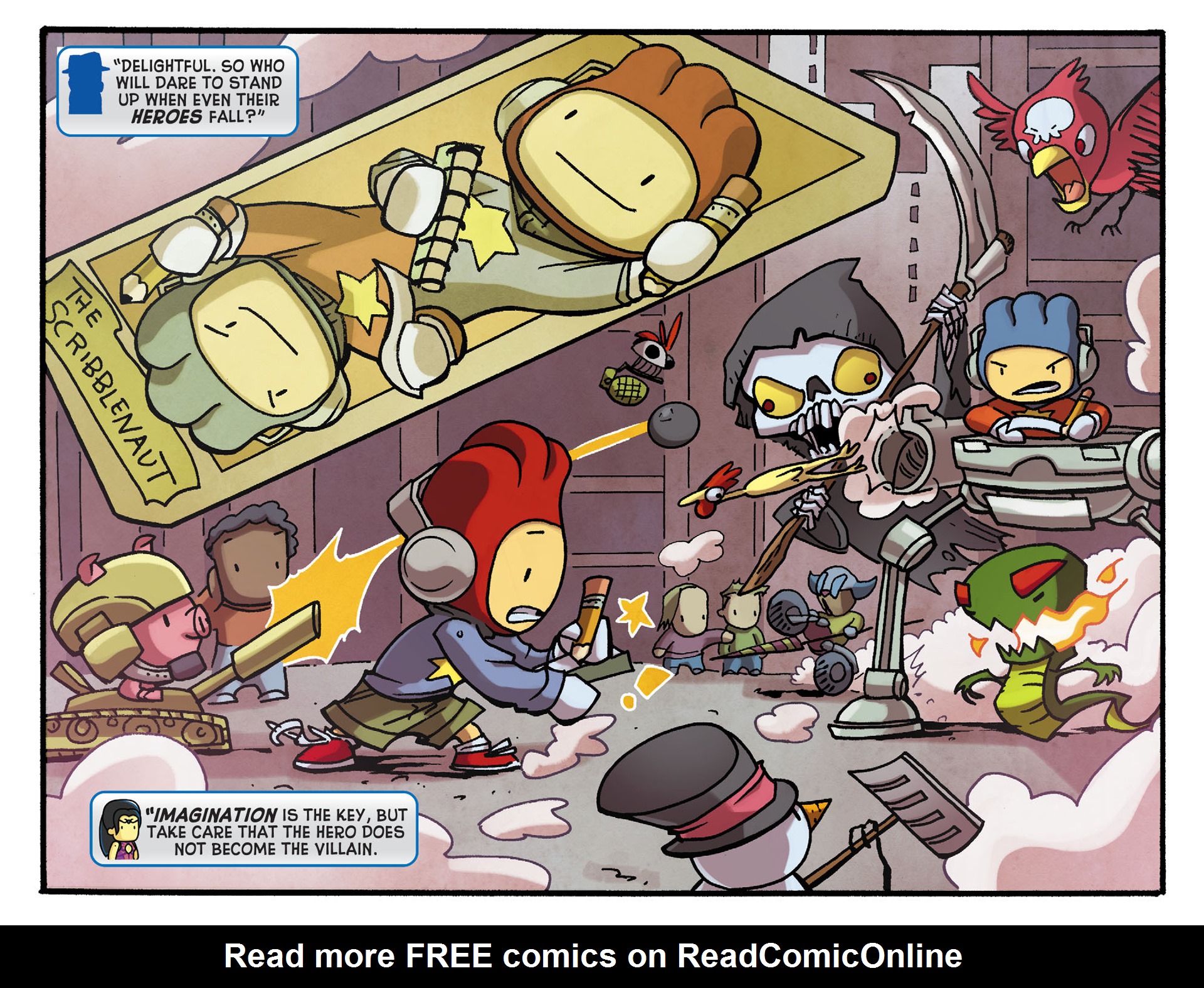 Read online Scribblenauts Unmasked: A Crisis of Imagination comic -  Issue #1 - 8