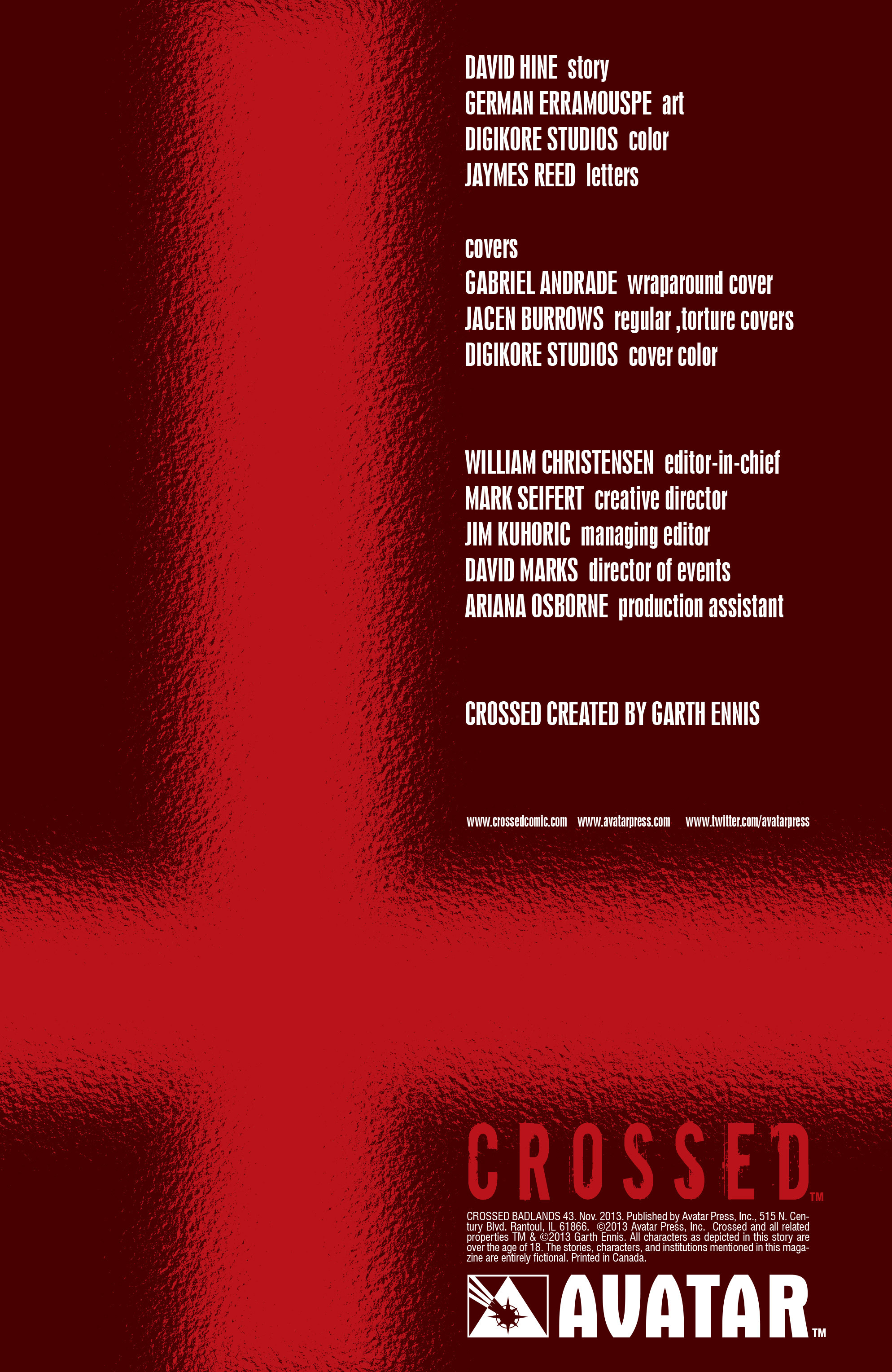 Read online Crossed: Badlands comic -  Issue #43 - 5