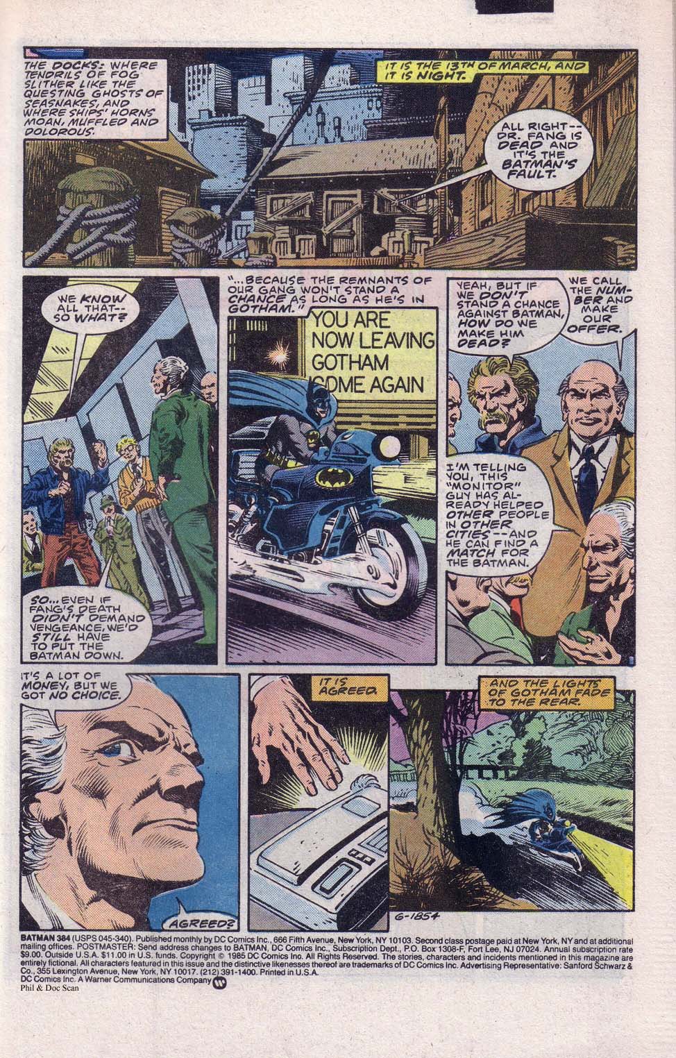 Read online Batman (1940) comic -  Issue #384 - 2
